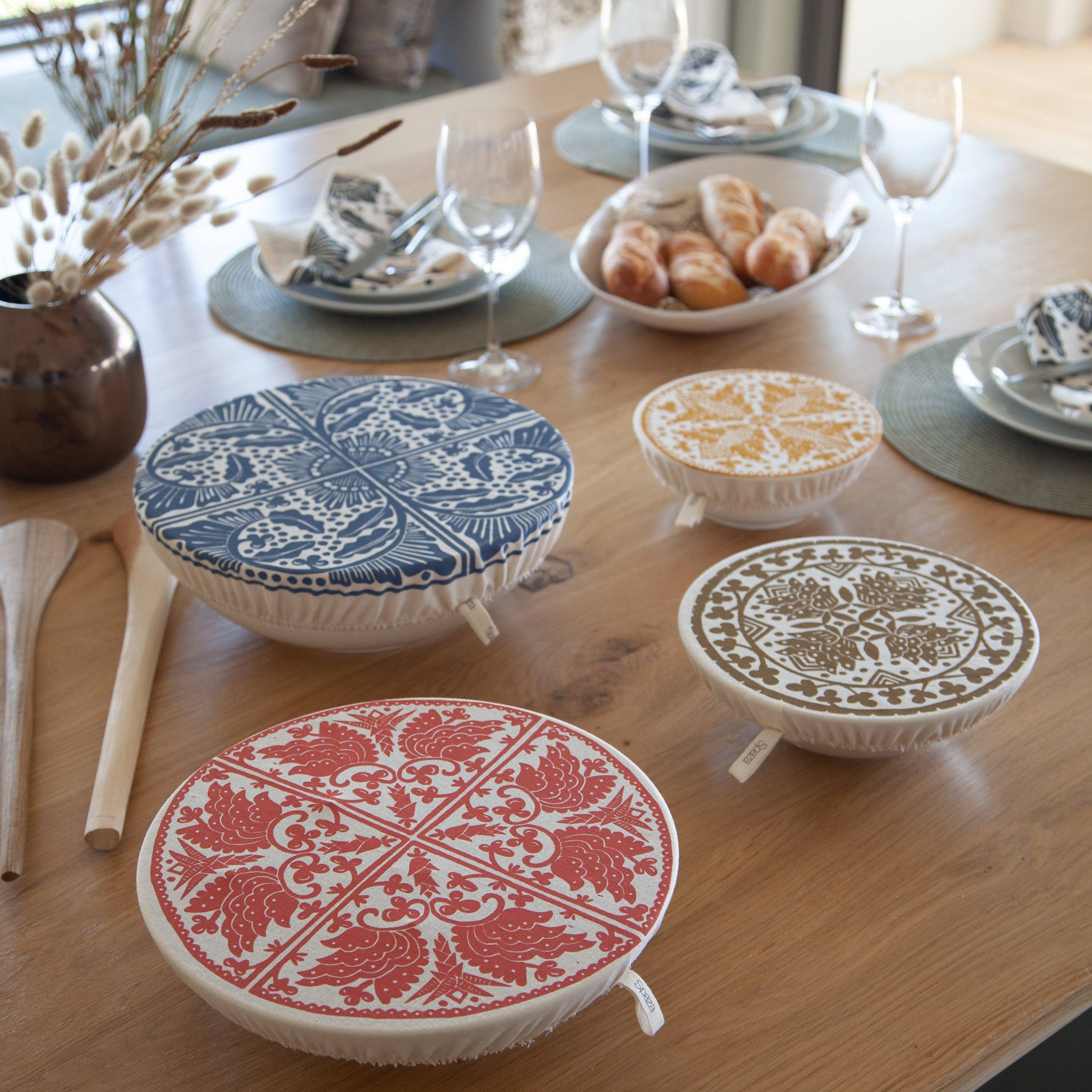 Dish and Bowl Cover Small Madiba Print | handy single portio