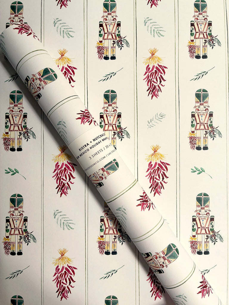 Nutcracker & Ristra Wrapping Paper