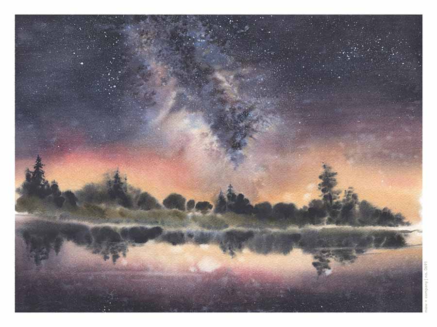 Art Print - Night Time Reflections No. 0690