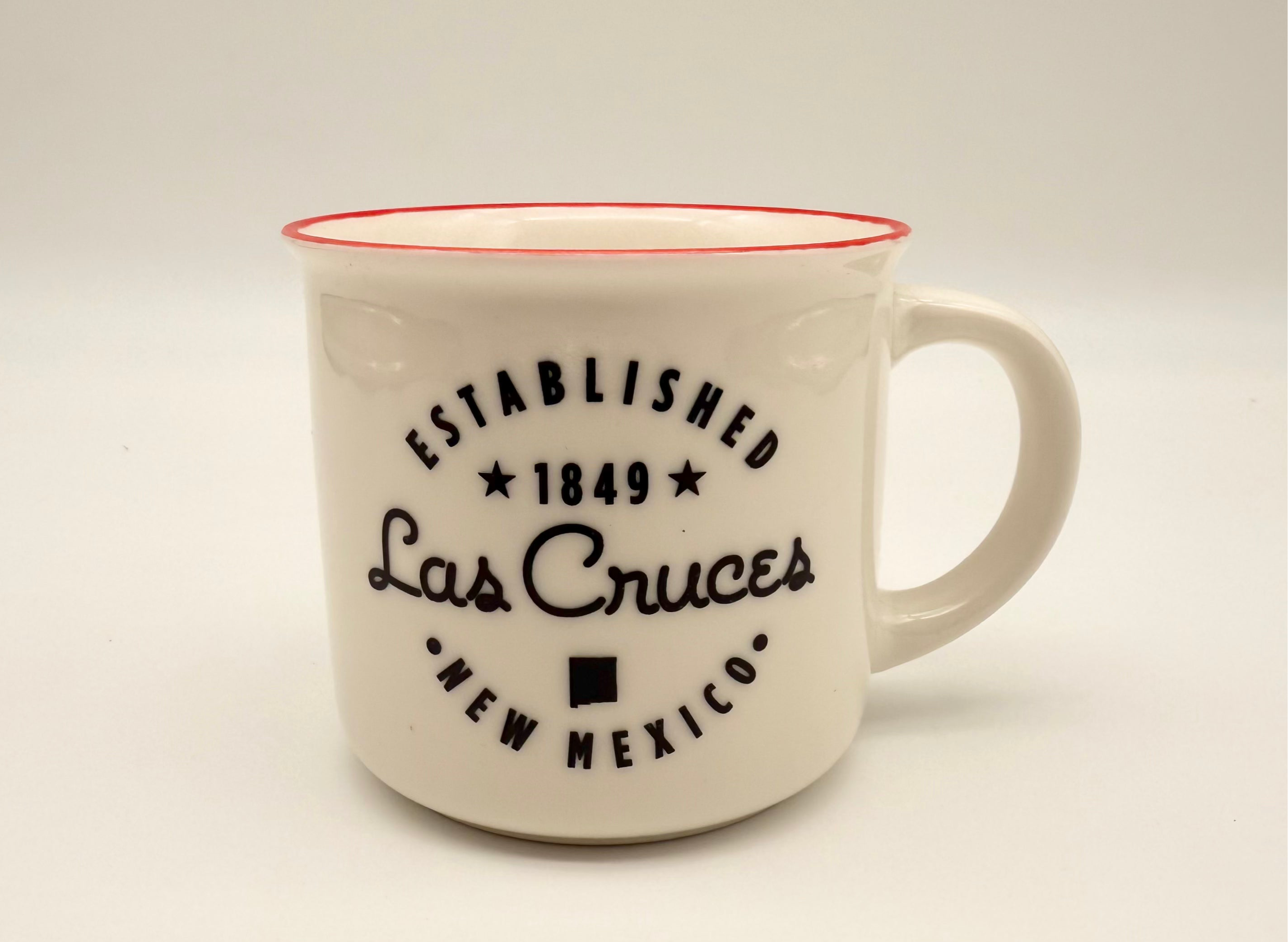 Las Cruces, NM Camper Mug with Red Lip