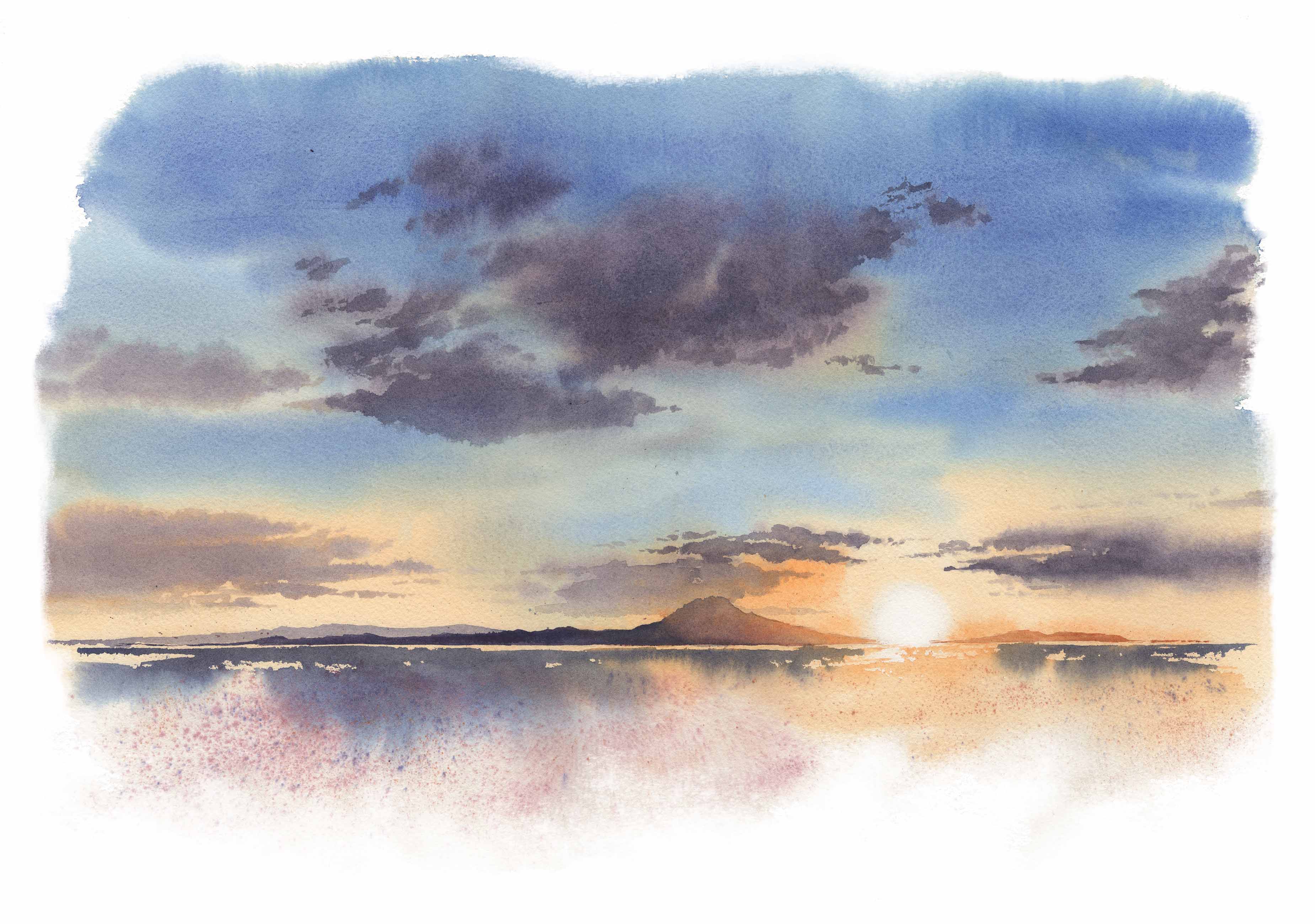 Art Print - Desert Sunset No. 0330