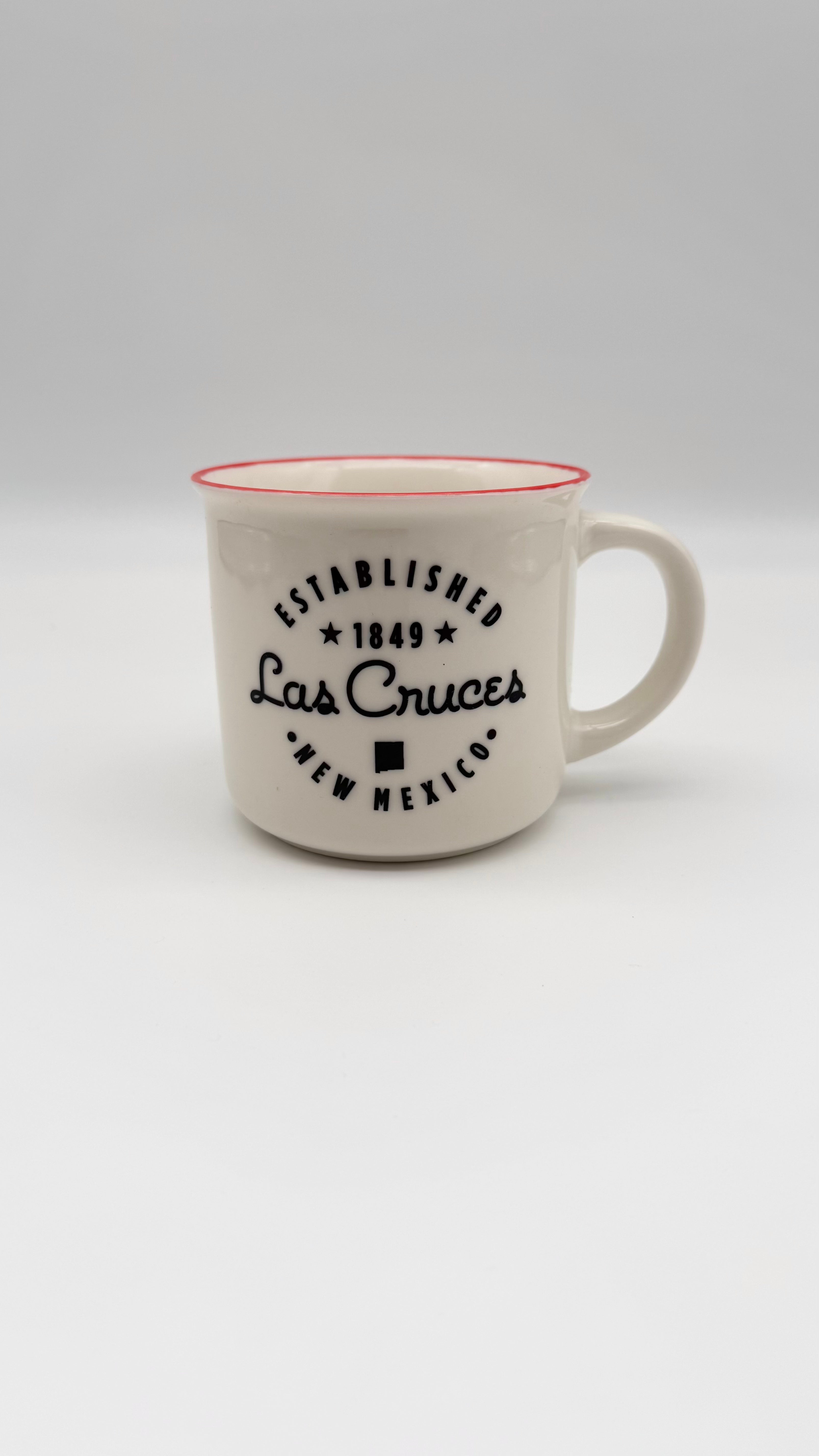 Las Cruces, NM Camper Mug with Red Lip