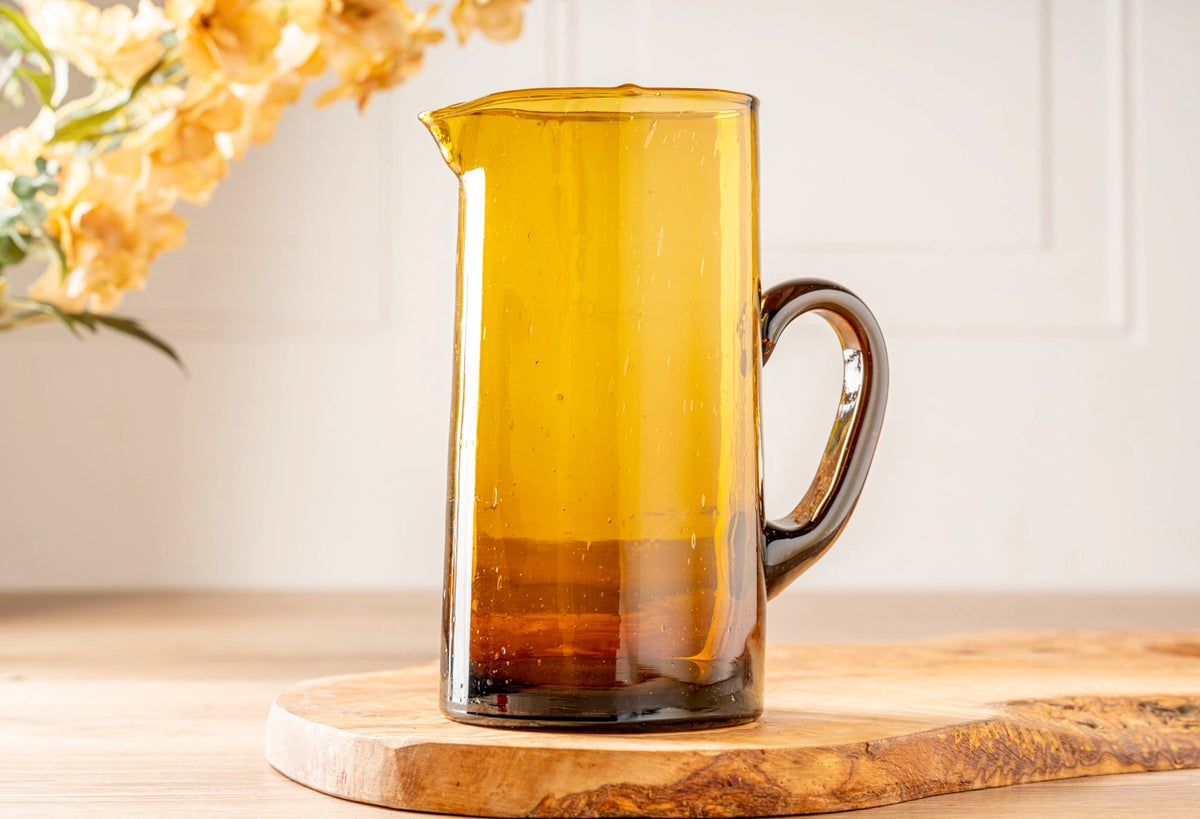 Moroccan Cone Jug | Amber