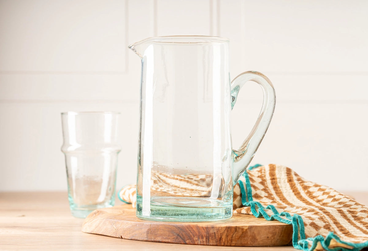 Moroccan Cone Jug | Clear
