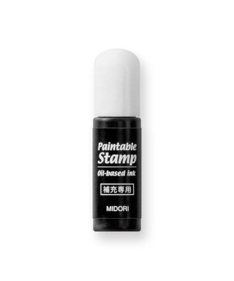 Midori Paintable Stamp Refill Ink | Black