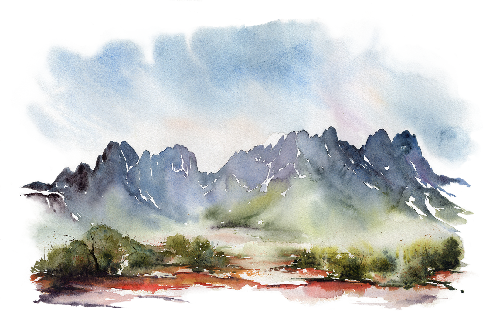 Art Print - Organ Mountains No. 0250