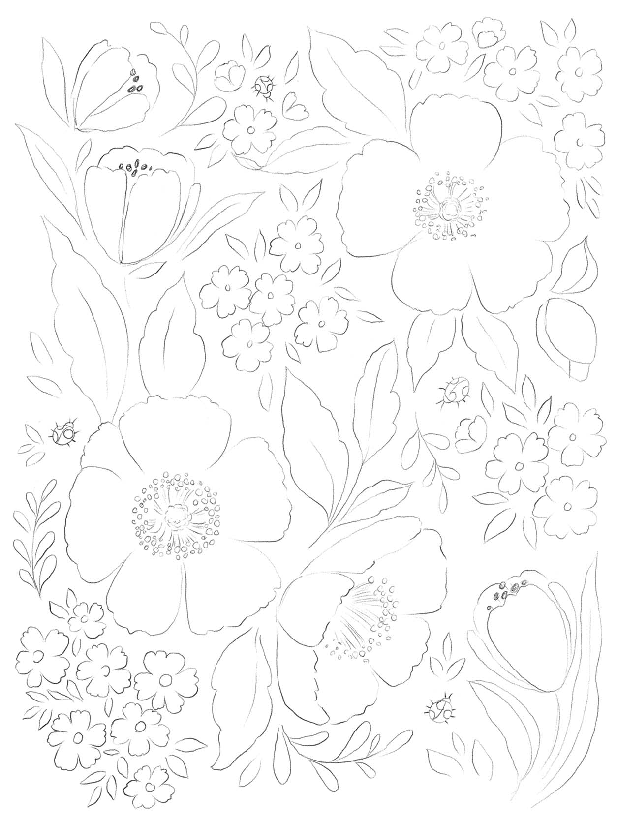 Watercolor Artwork Sheets