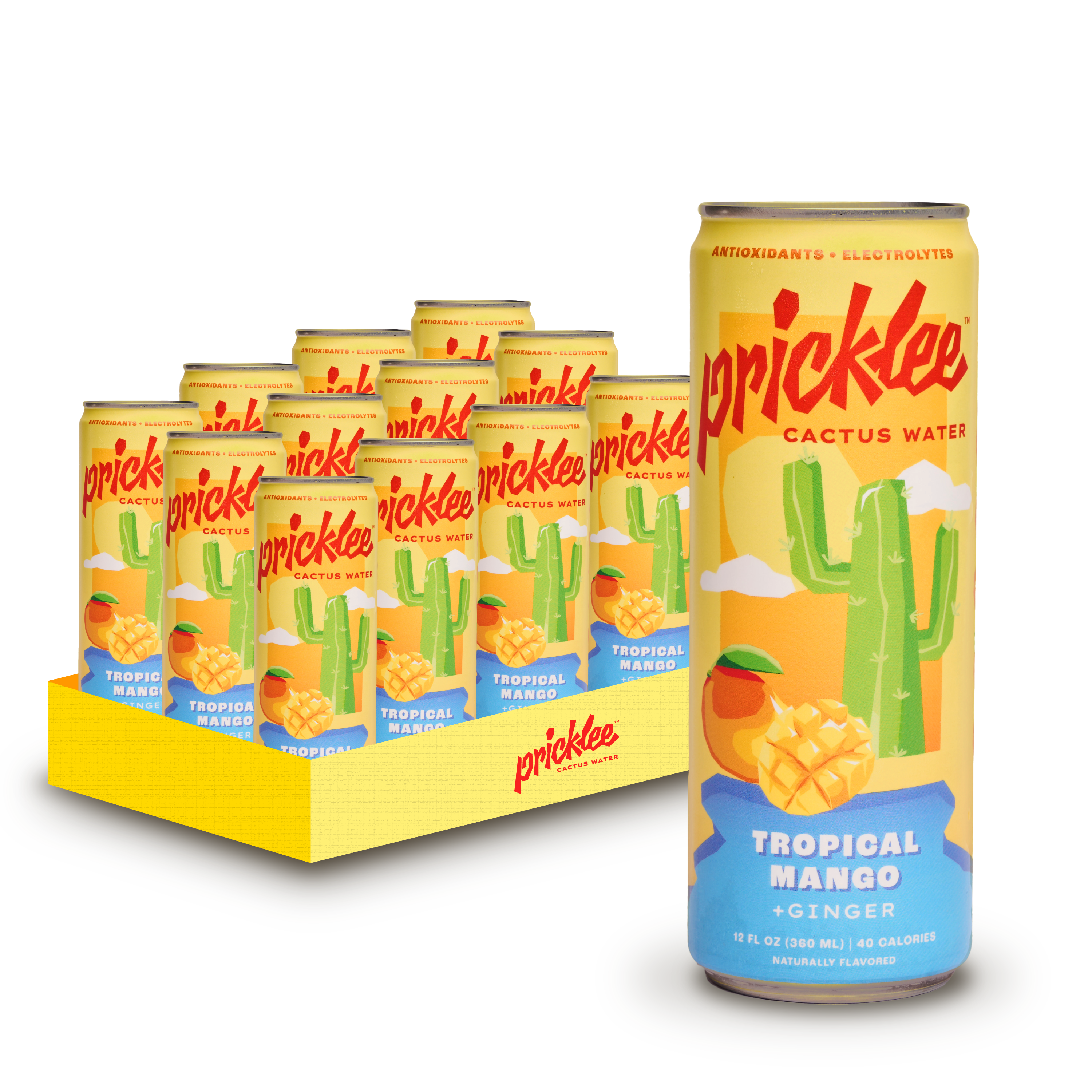 Pricklee Cactus Water - Tropical Mango
