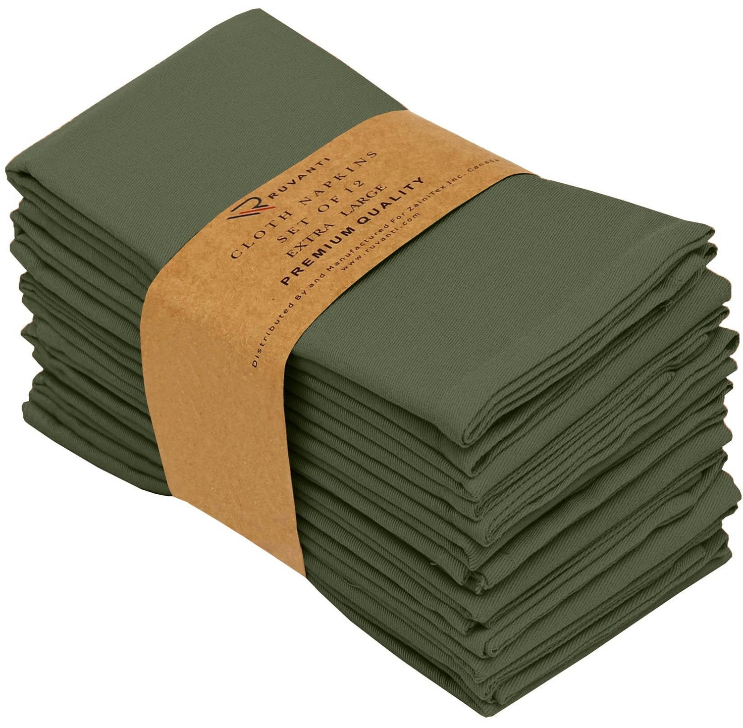 Martini Olive | Cloth Napkins | 18x18" | Set of 12
