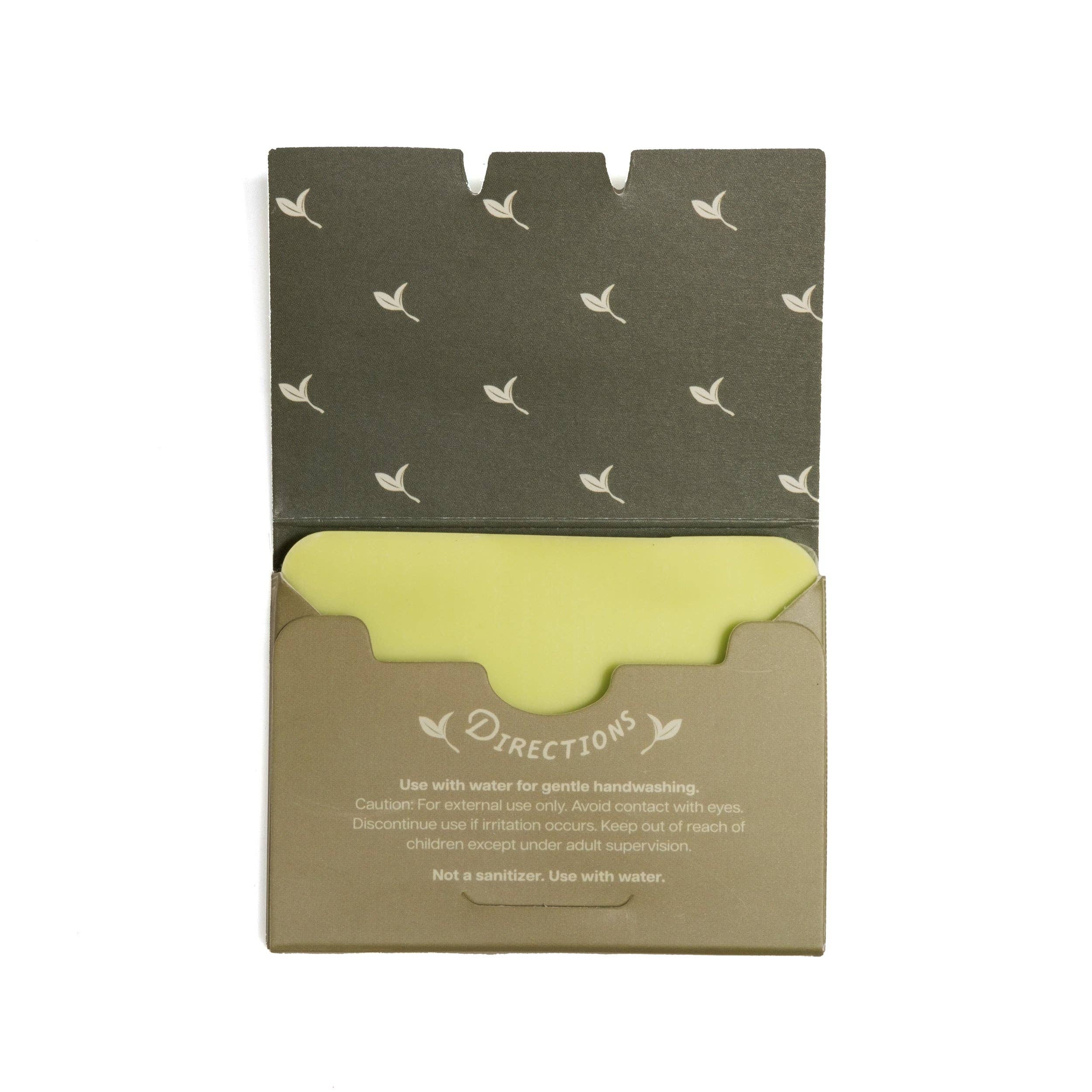 Paper Soap – Green Tea Scent, Travel Size, 50 Sheets