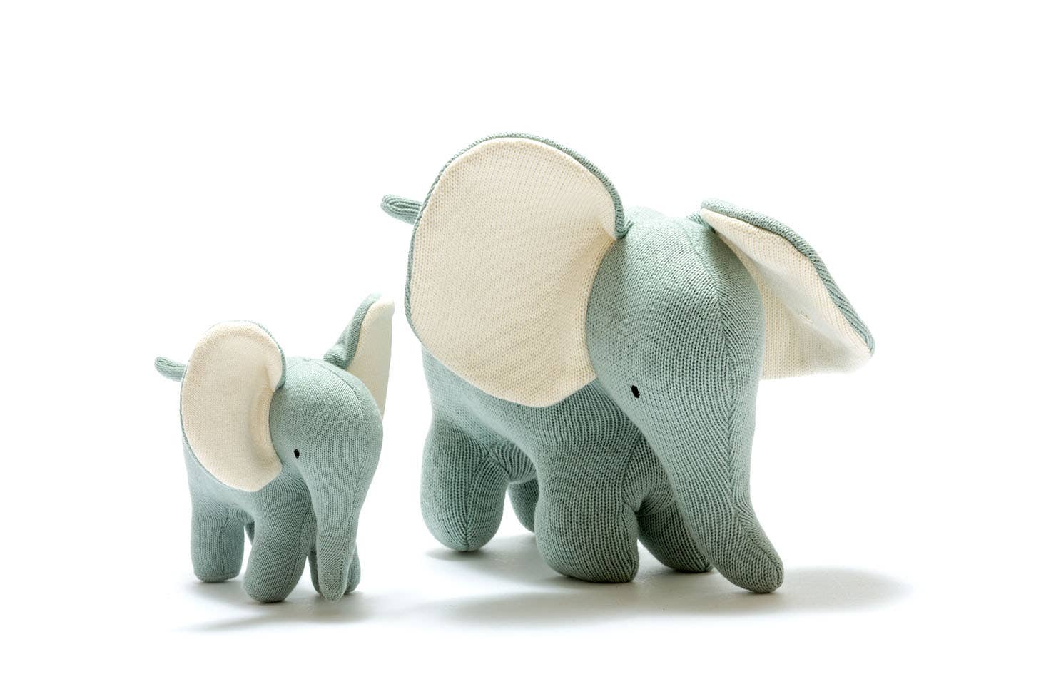 Small Ellis the Elephant Plush Toy | Teal