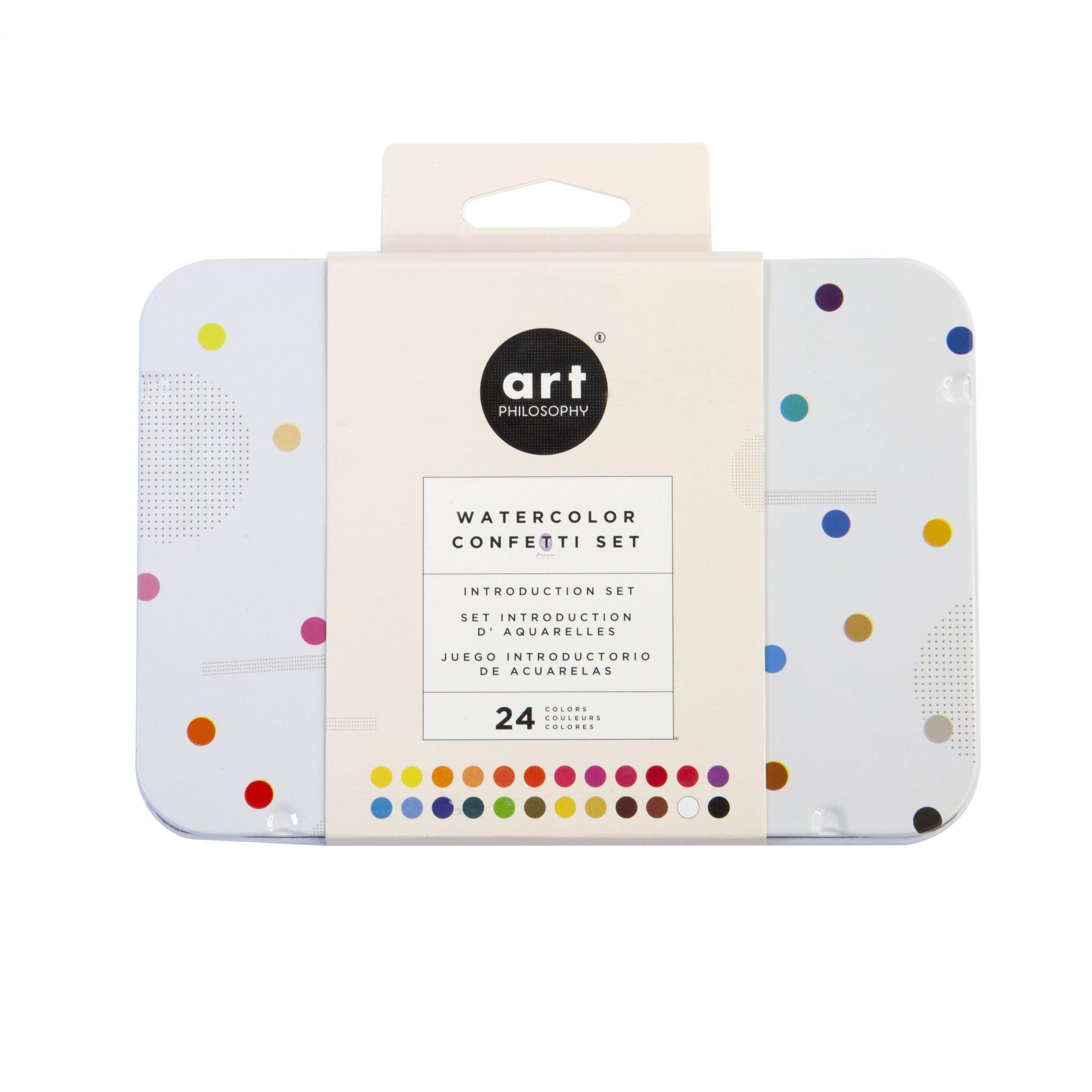 Watercolor Confetti Set | 24 watercolor pans