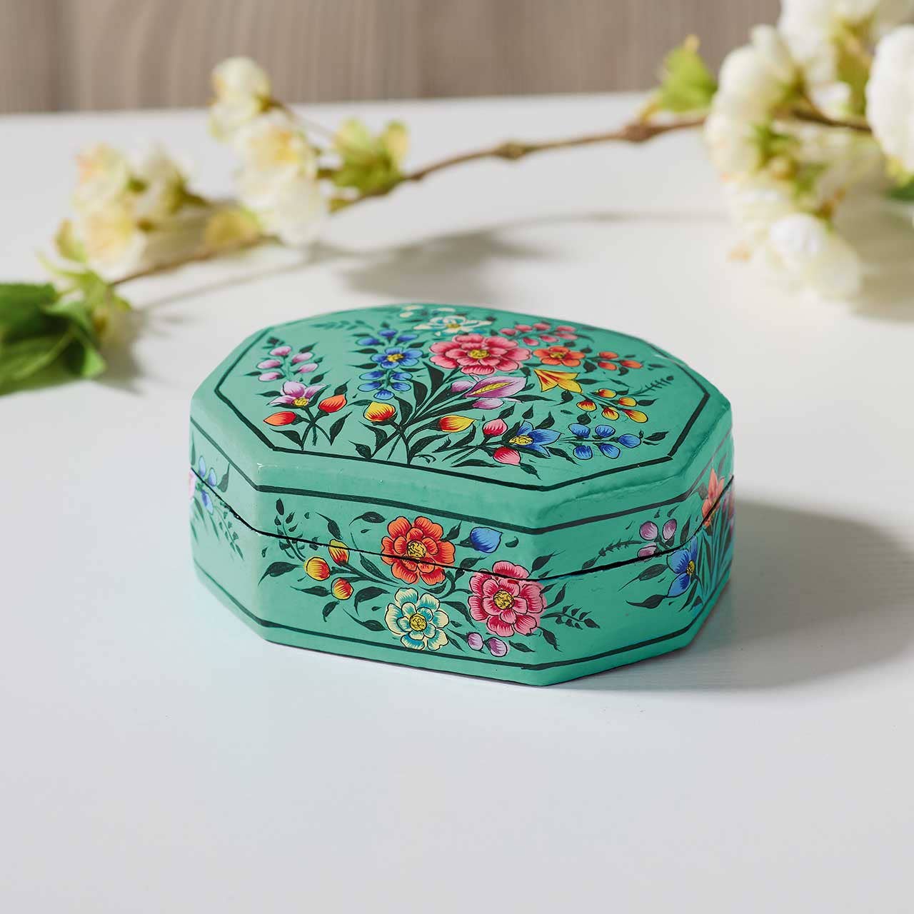 Garden Jewels Lidded Jewelry Box