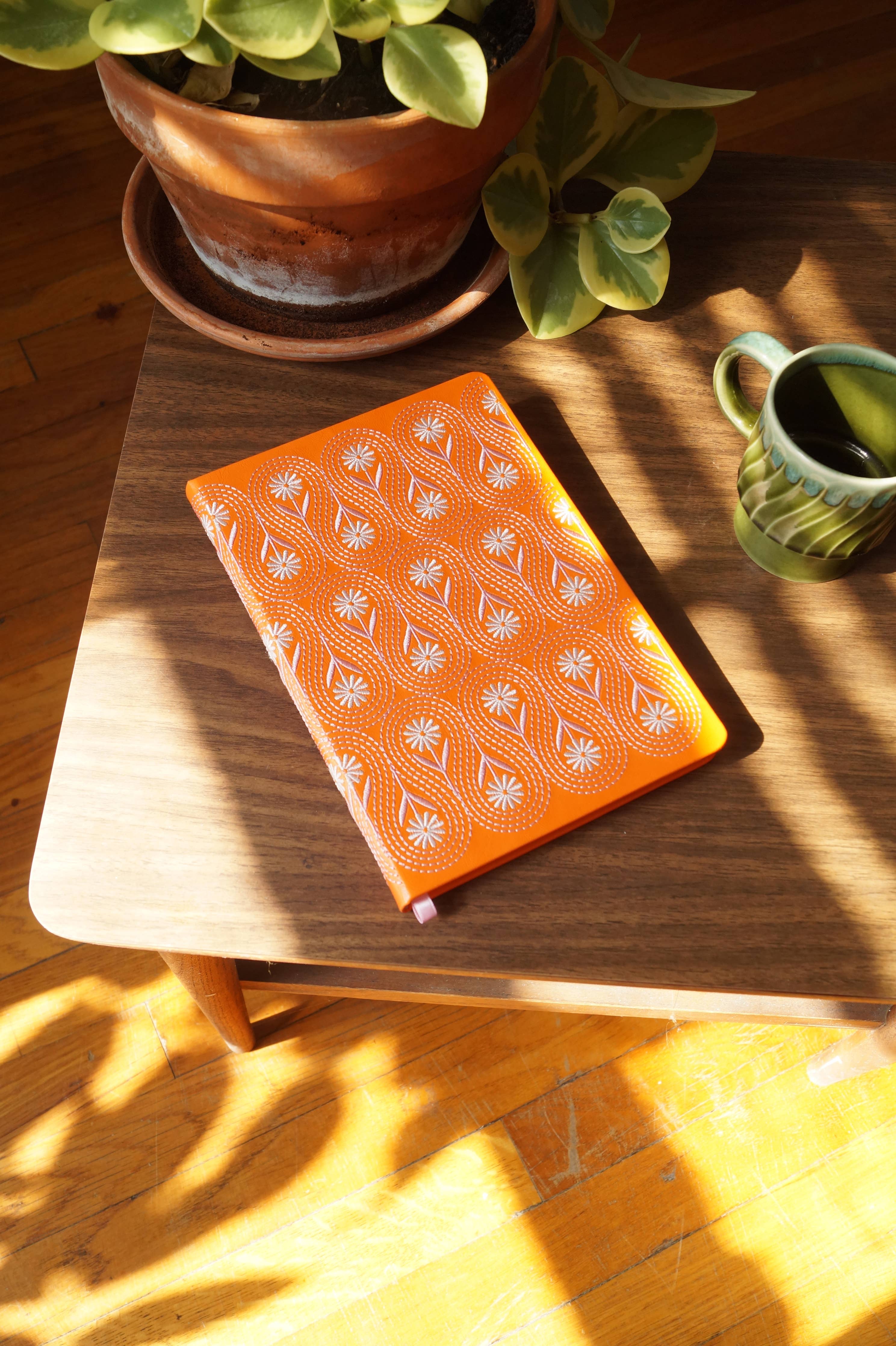 Daisy Chain Embroidered Hardcover Notebook