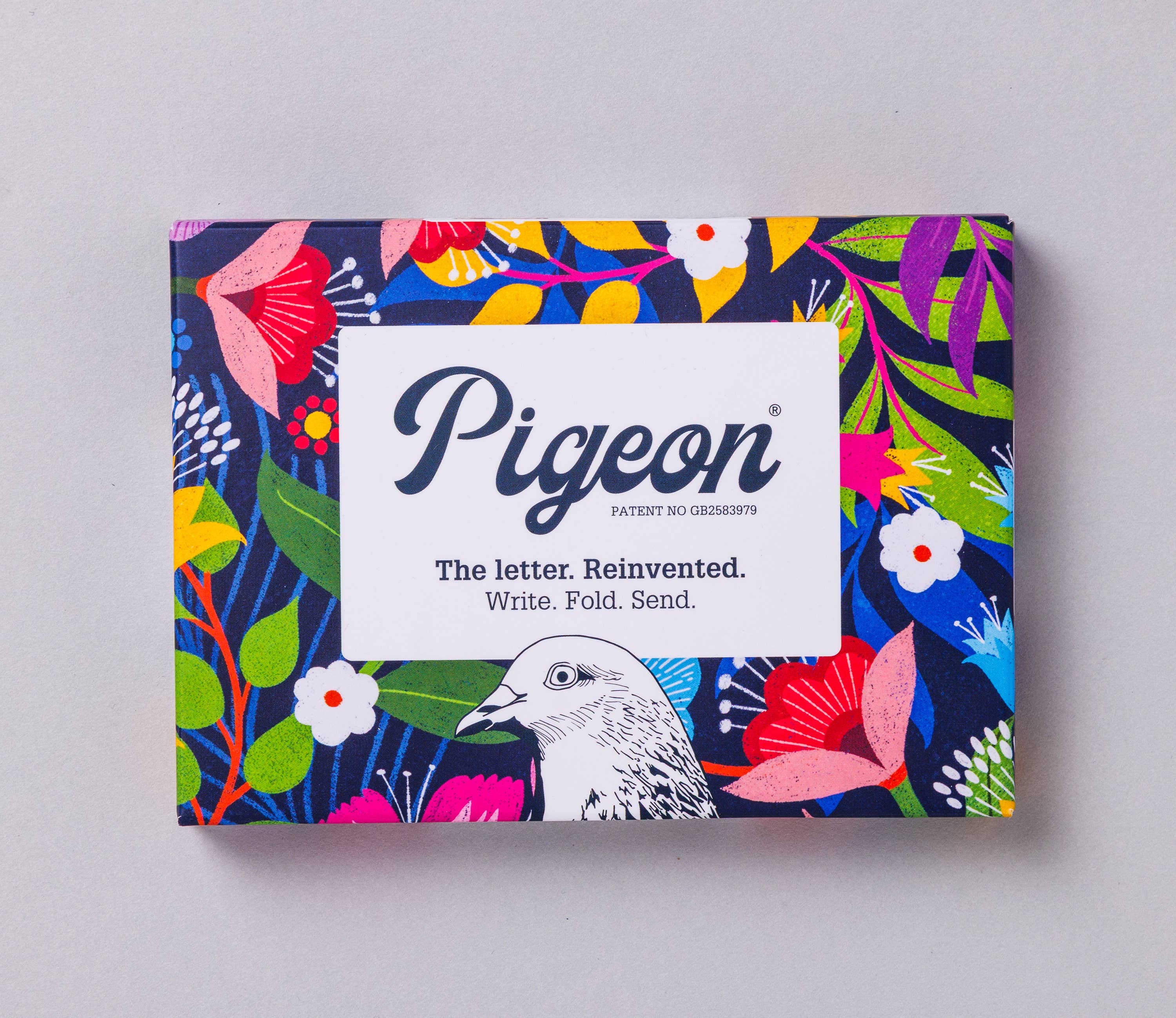 Floral Fantasia Pigeon | Folding Letters | Pack of 6