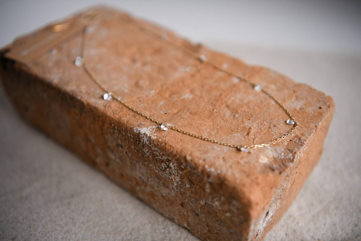 Celeste CZ Chain Necklace