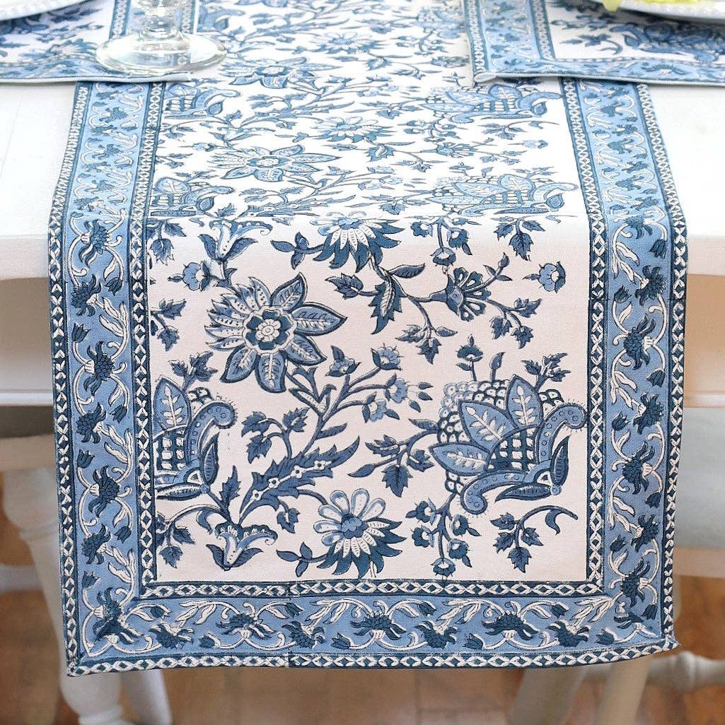 Table Runner Gayatri Blue