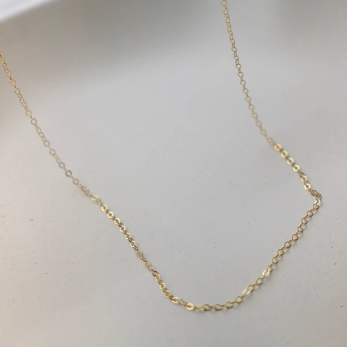 Gold Filled Cable Chain Necklace