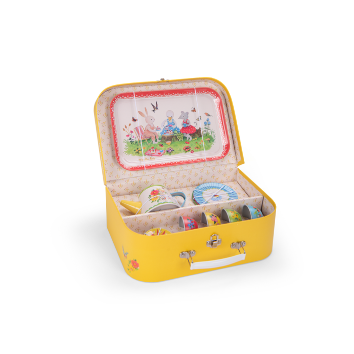 Metal tea set - The Big Family