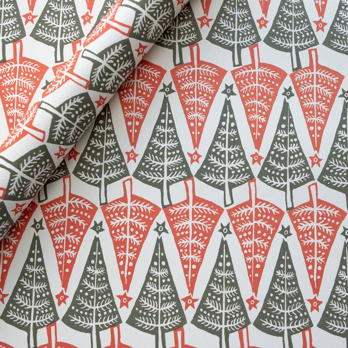 Patterned Paper Dancing Trees