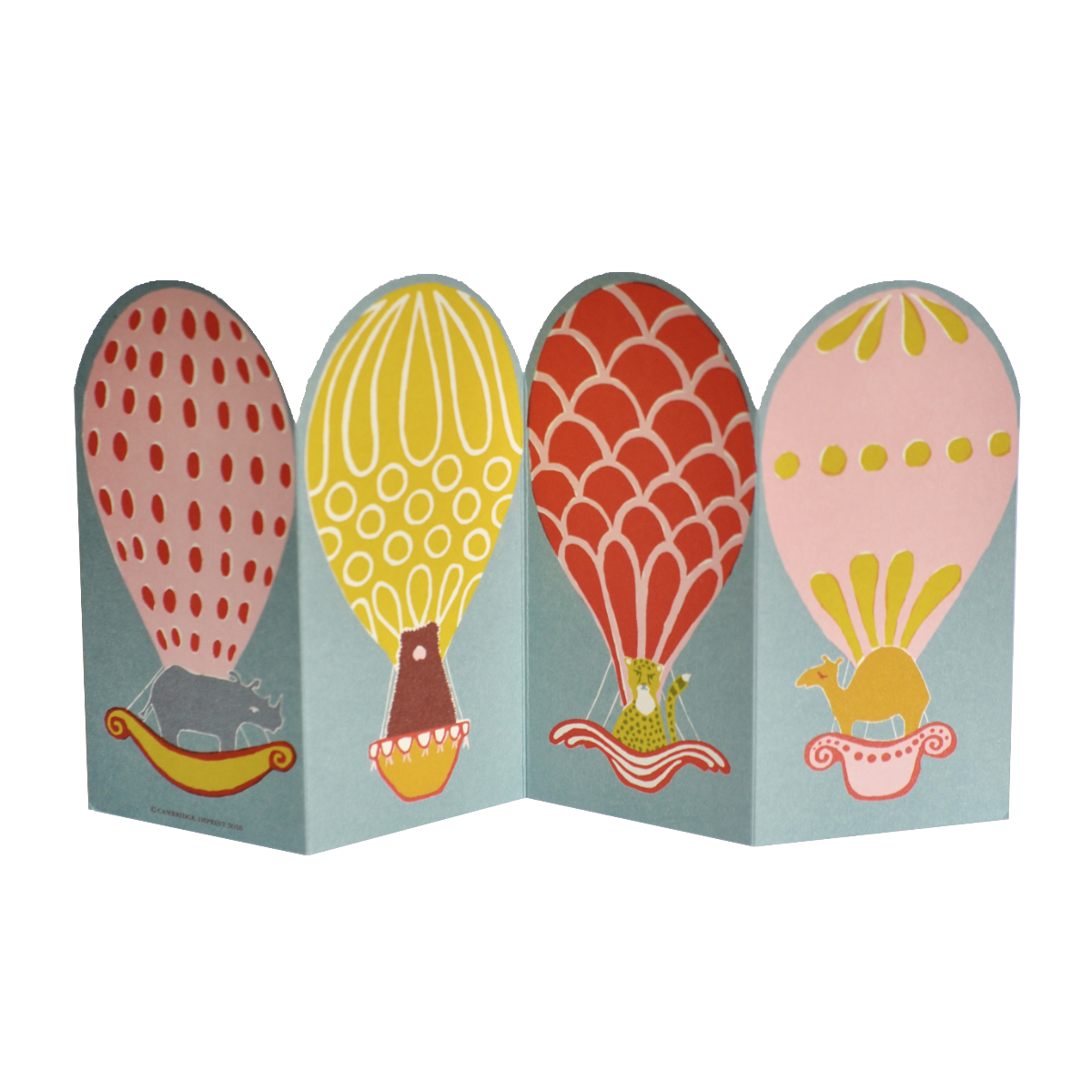 Balloon Animals | Concertina Greeting Card