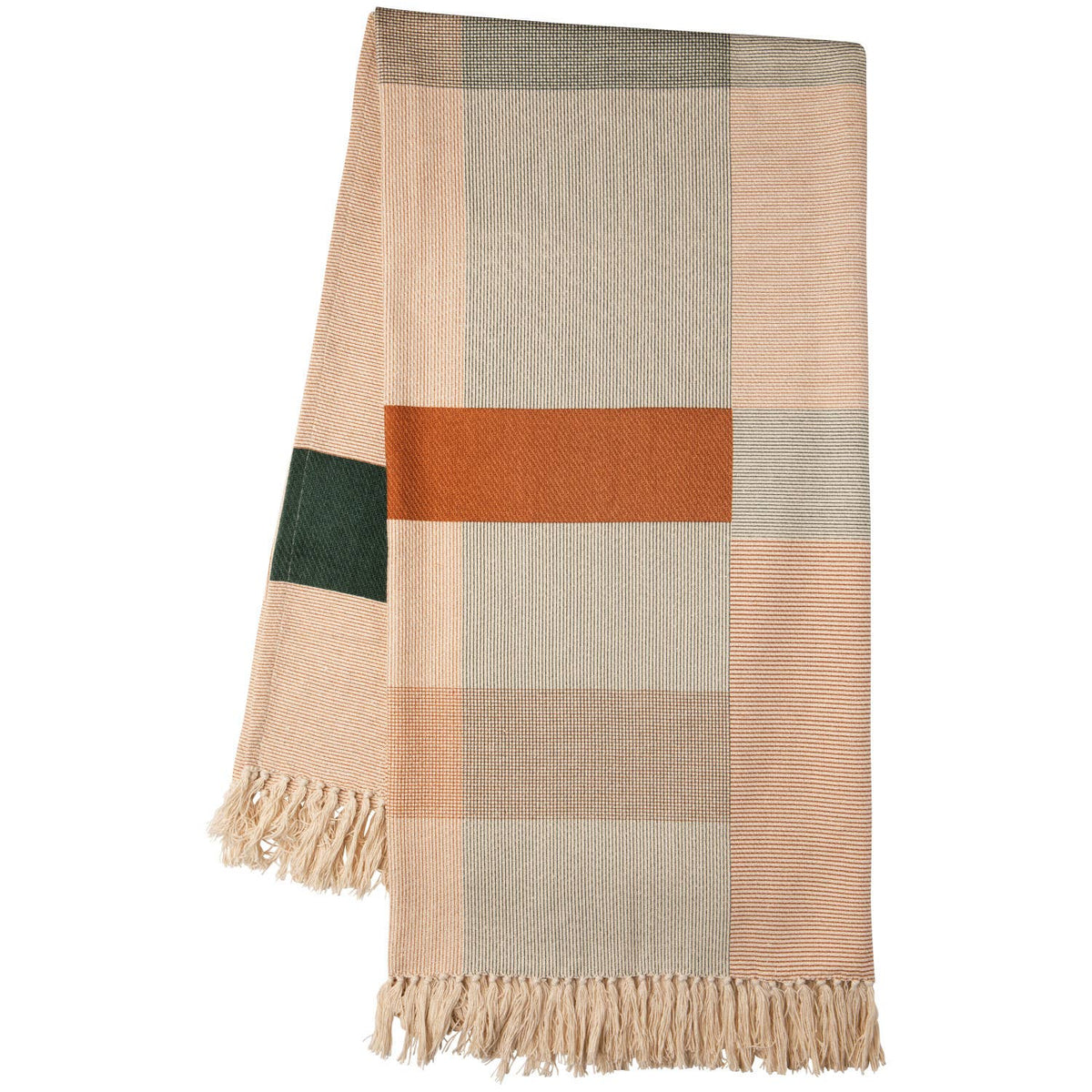 Dimension Cotton Throw | Cinnamon