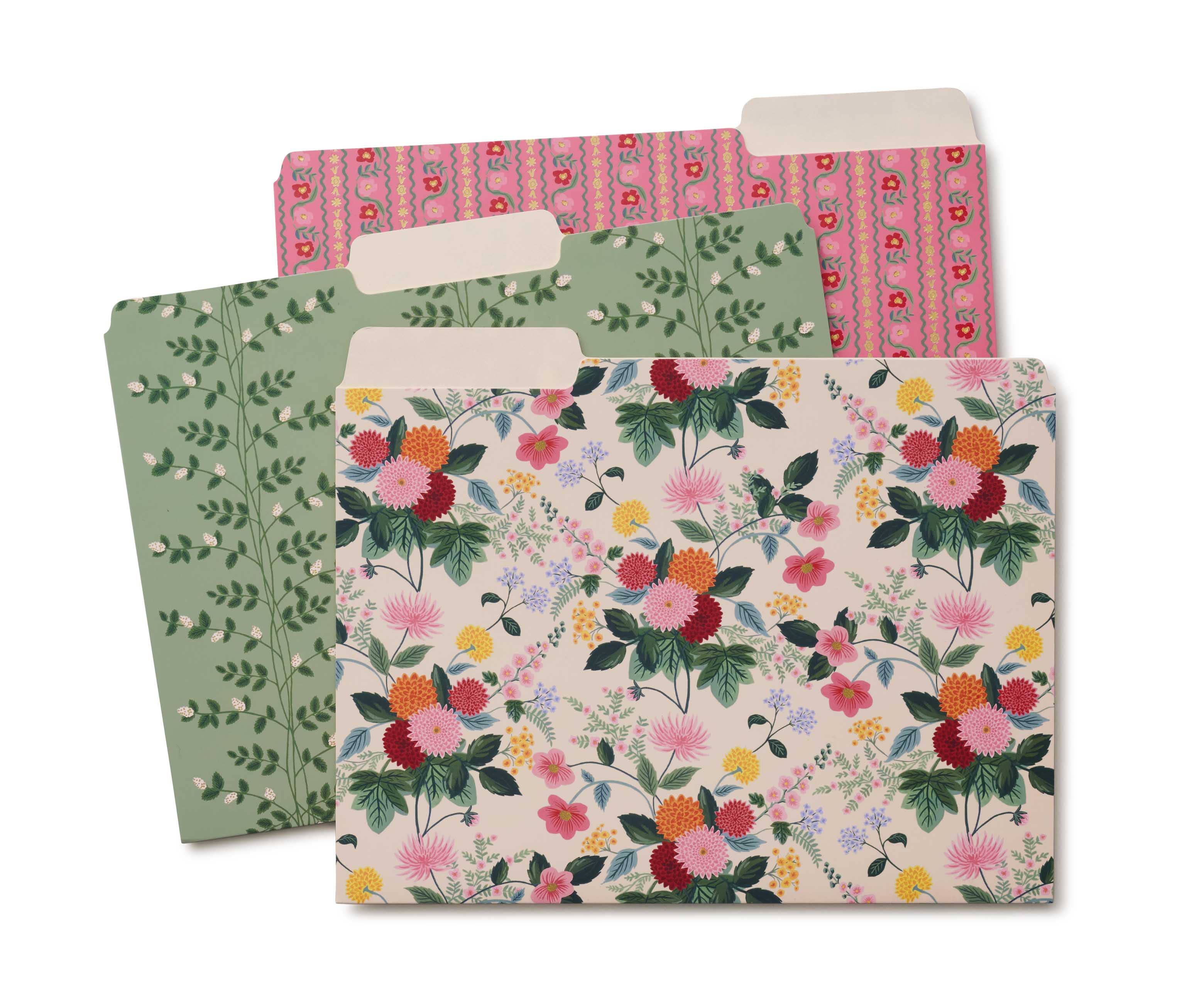 Dahlia File Folder Set