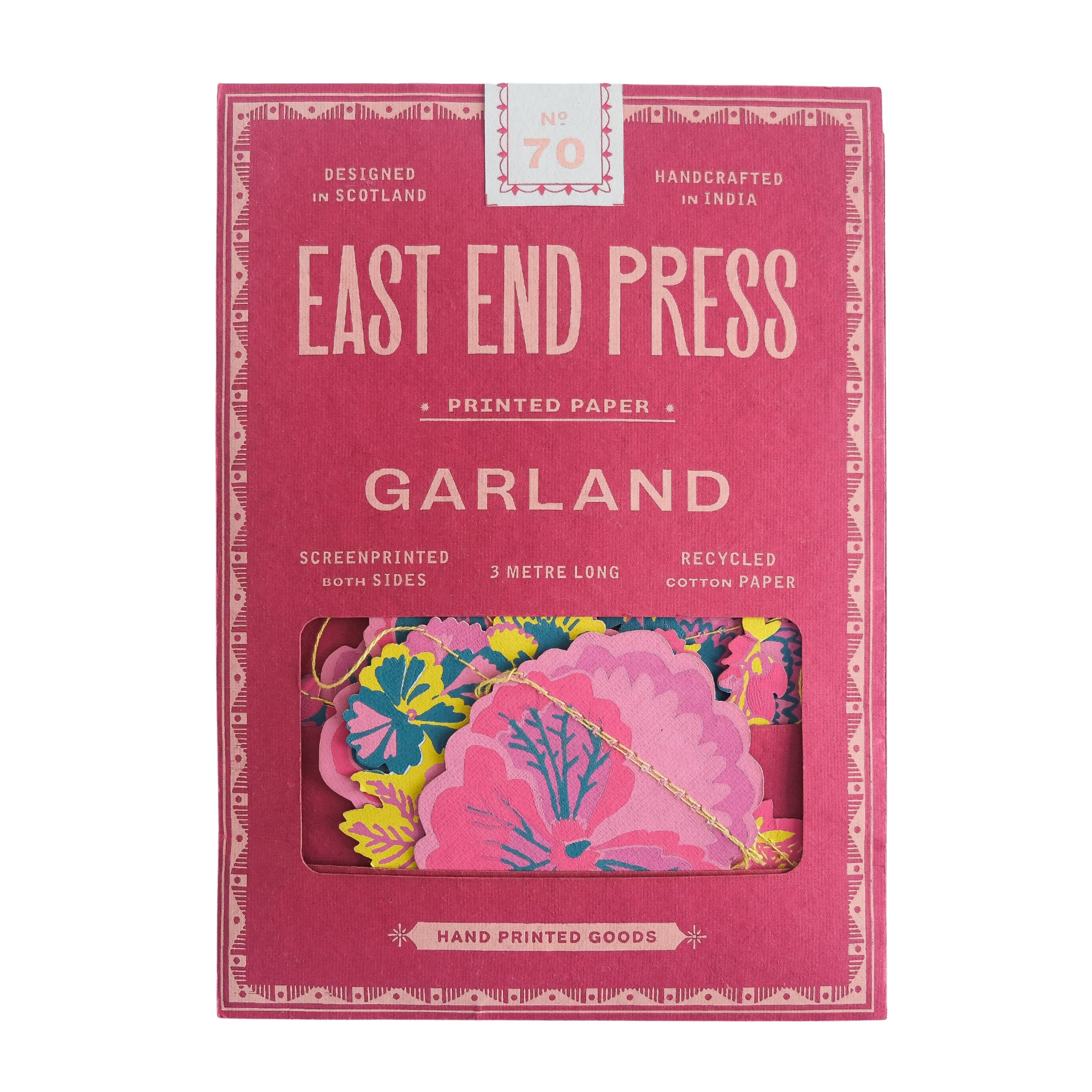 Summer Garden Sewn Garland