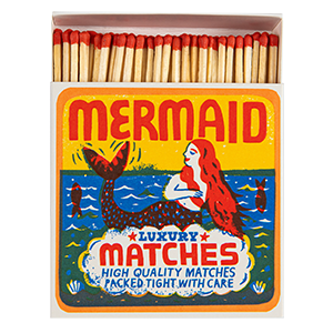Mermaid Matches | Square - Safety Matches