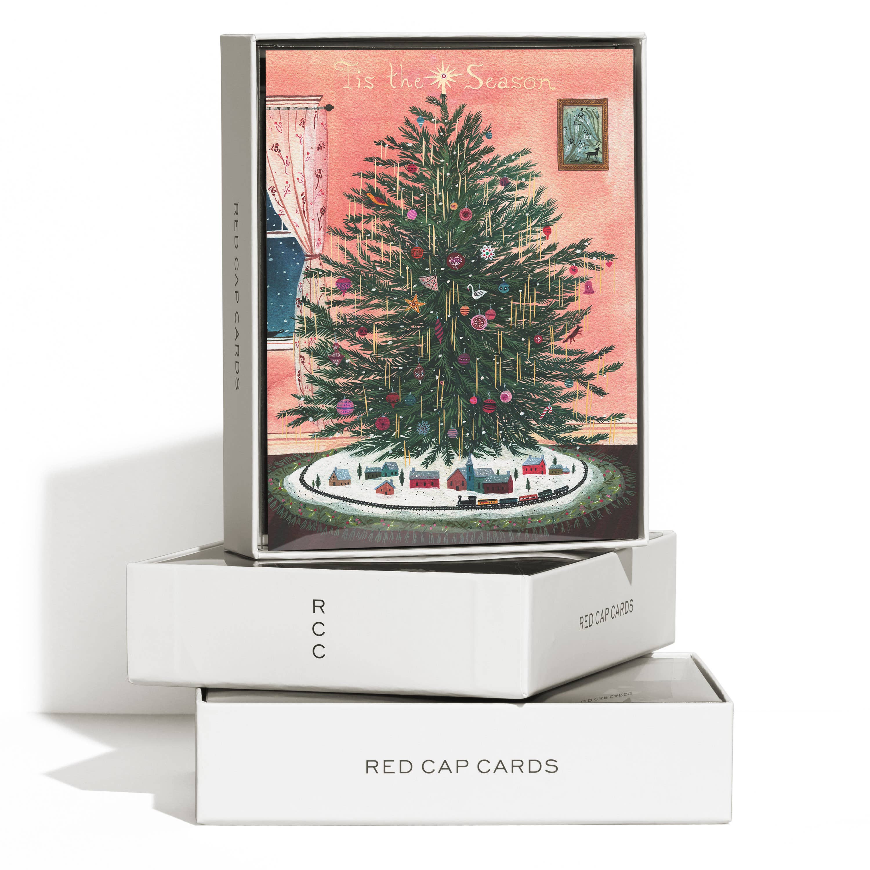 Tinsel Tree holiday greeting card | Boxed Set