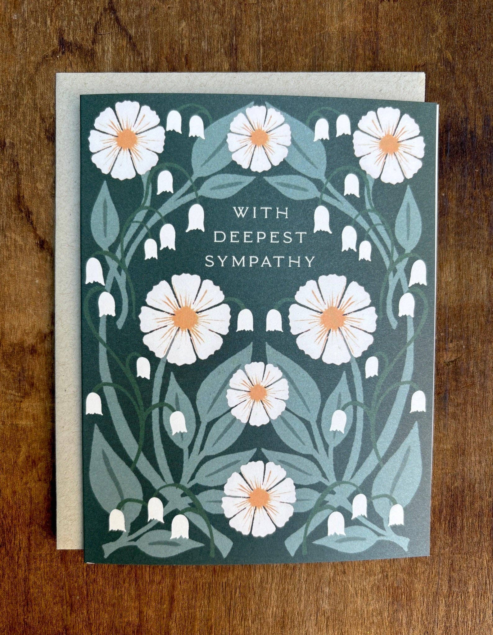 "With Deepest Sympathy," Greeting Card