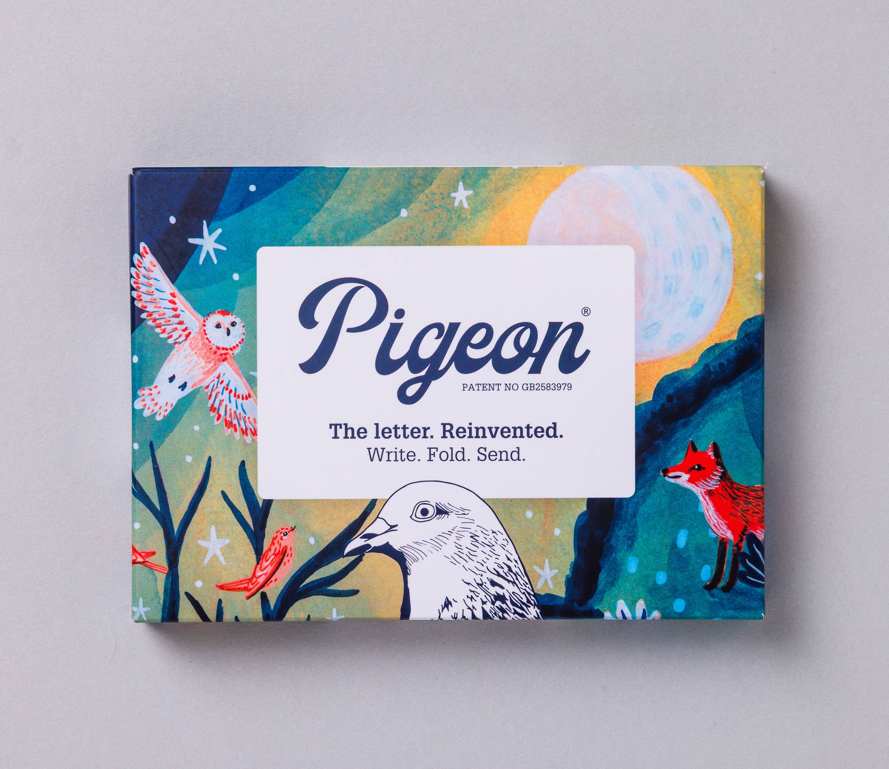 Harvest Moon Pigeon | Folding Holiday Letter Set