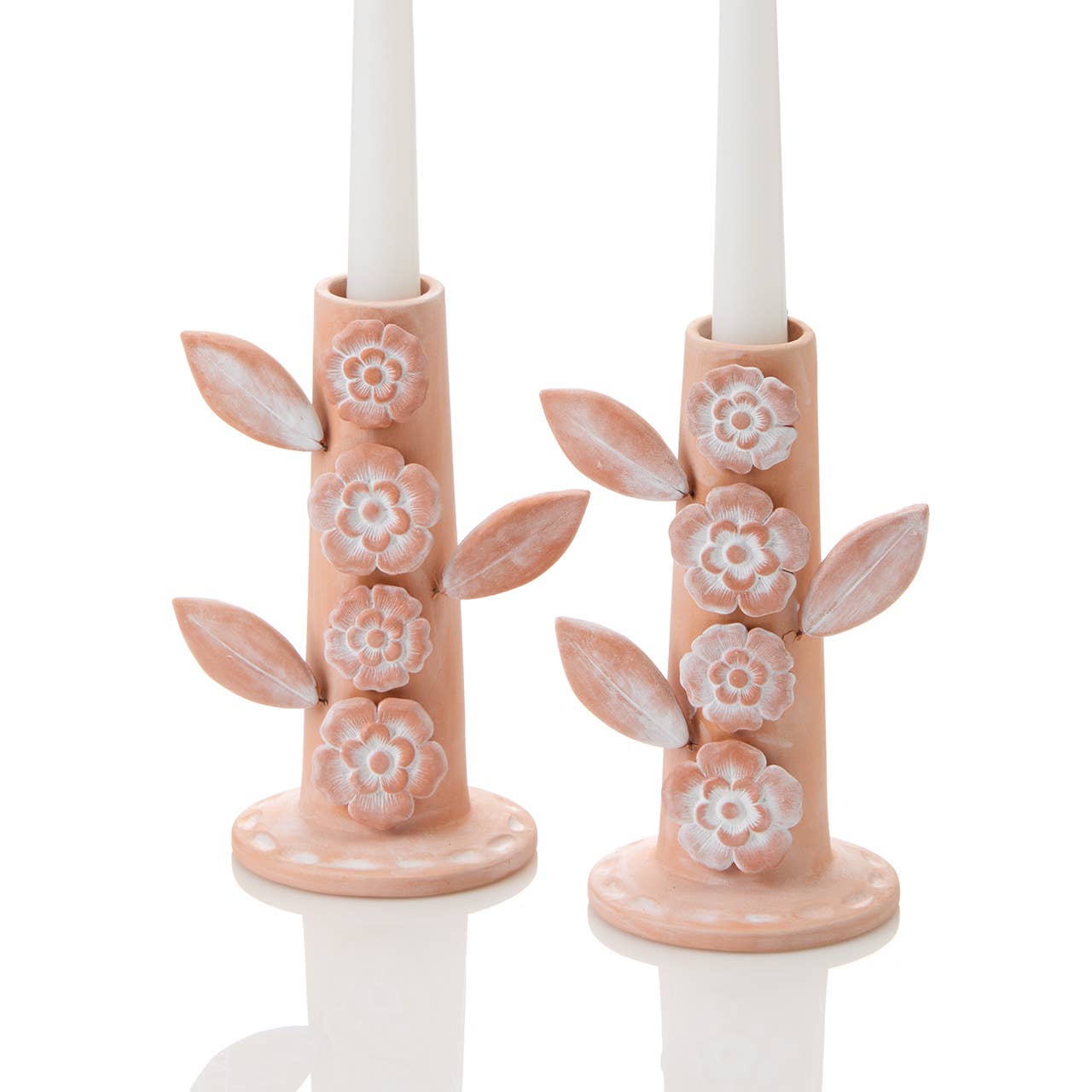 Terra Botanica Taper Candle Holders | Set of 2