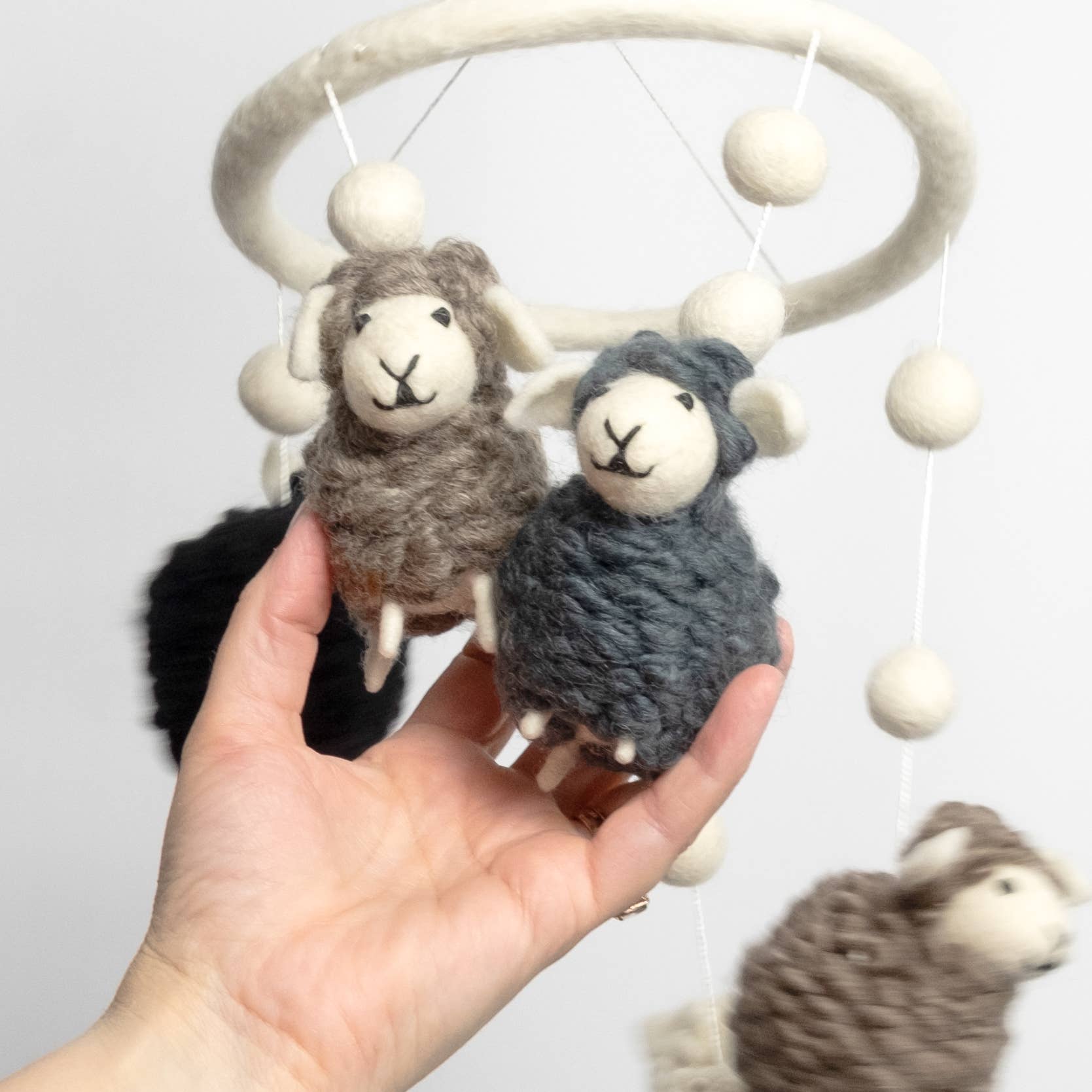 Baby Mobile - Wooly Sheep