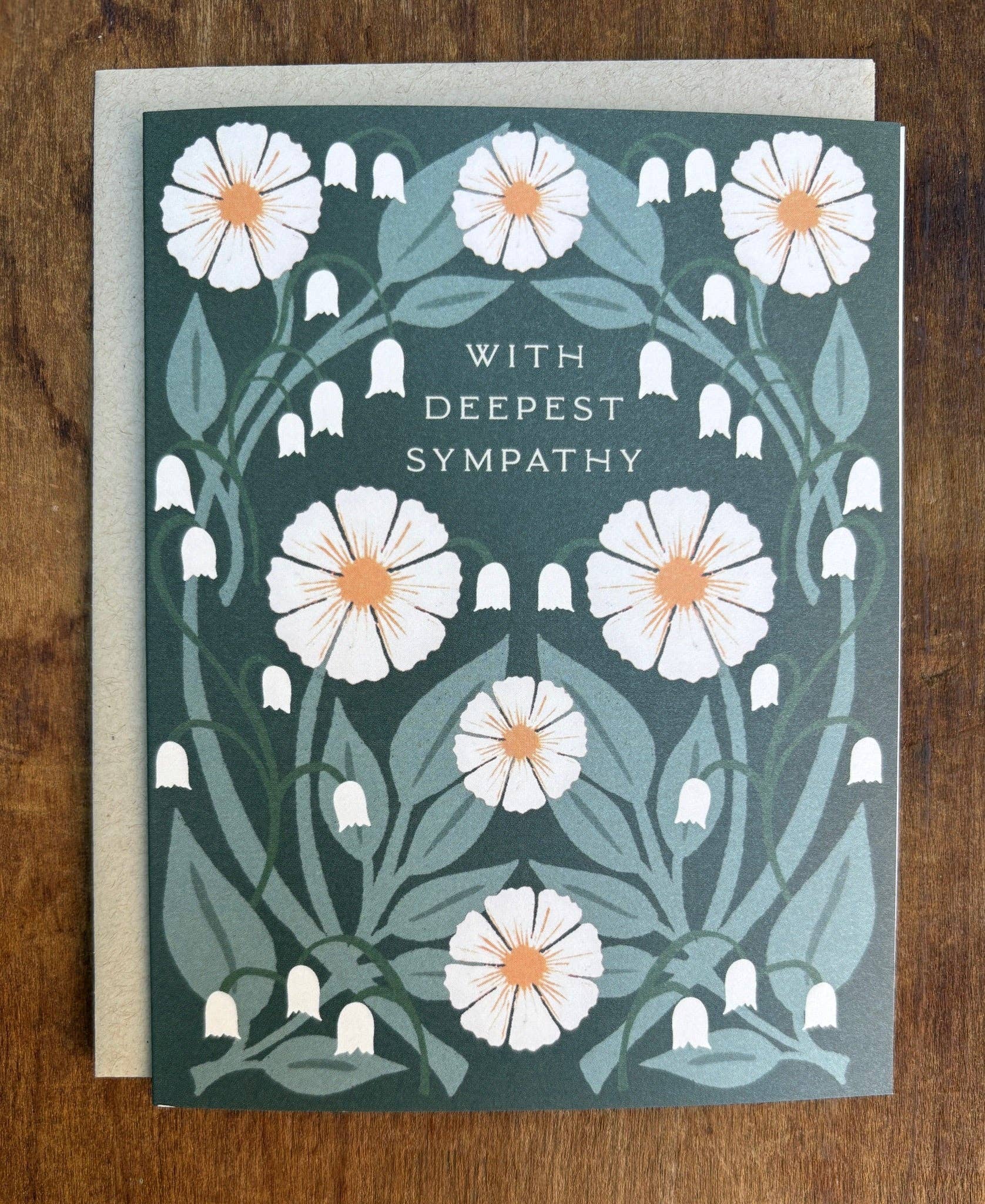 "With Deepest Sympathy," Greeting Card