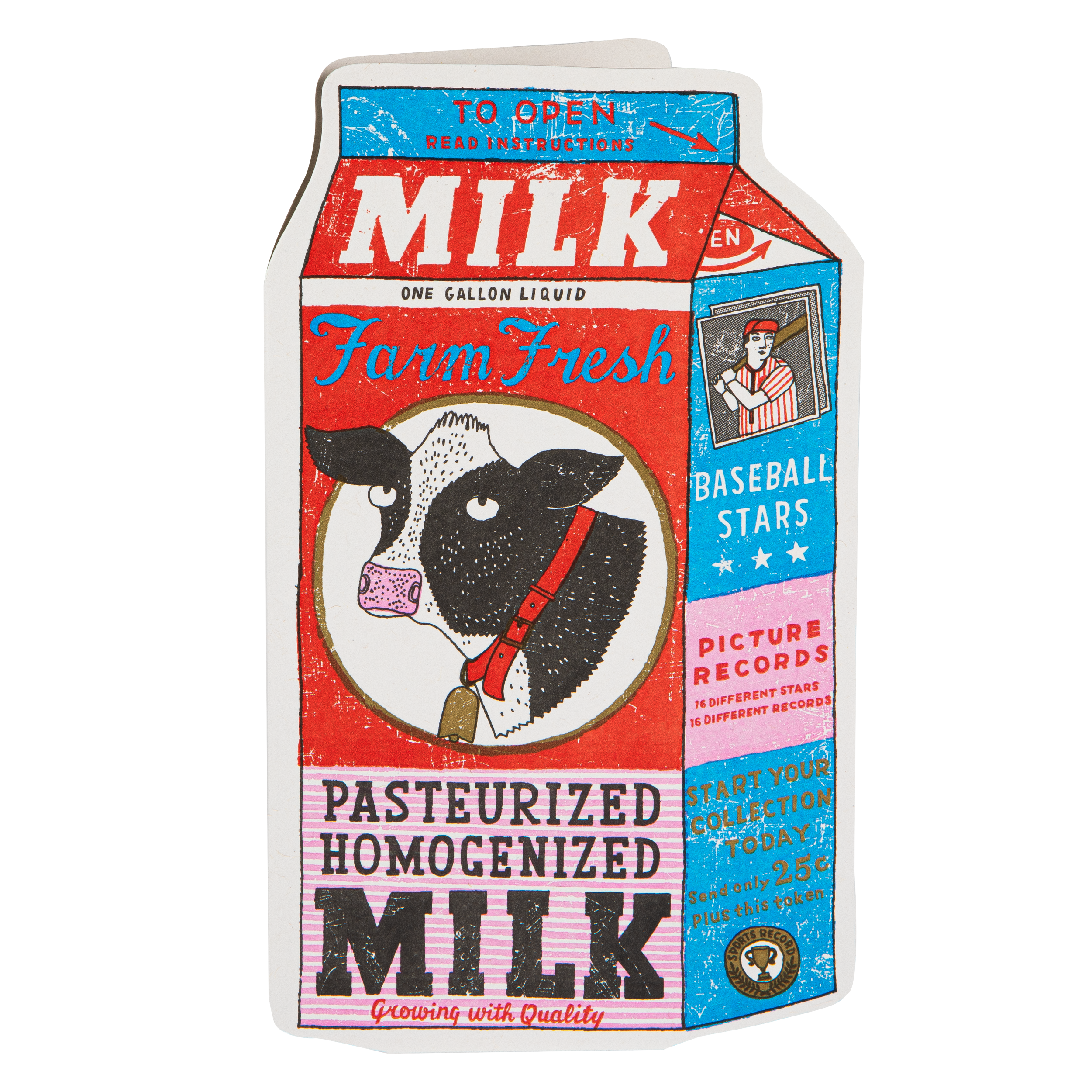 Milk Carton | Cut-Out - Greeting Card