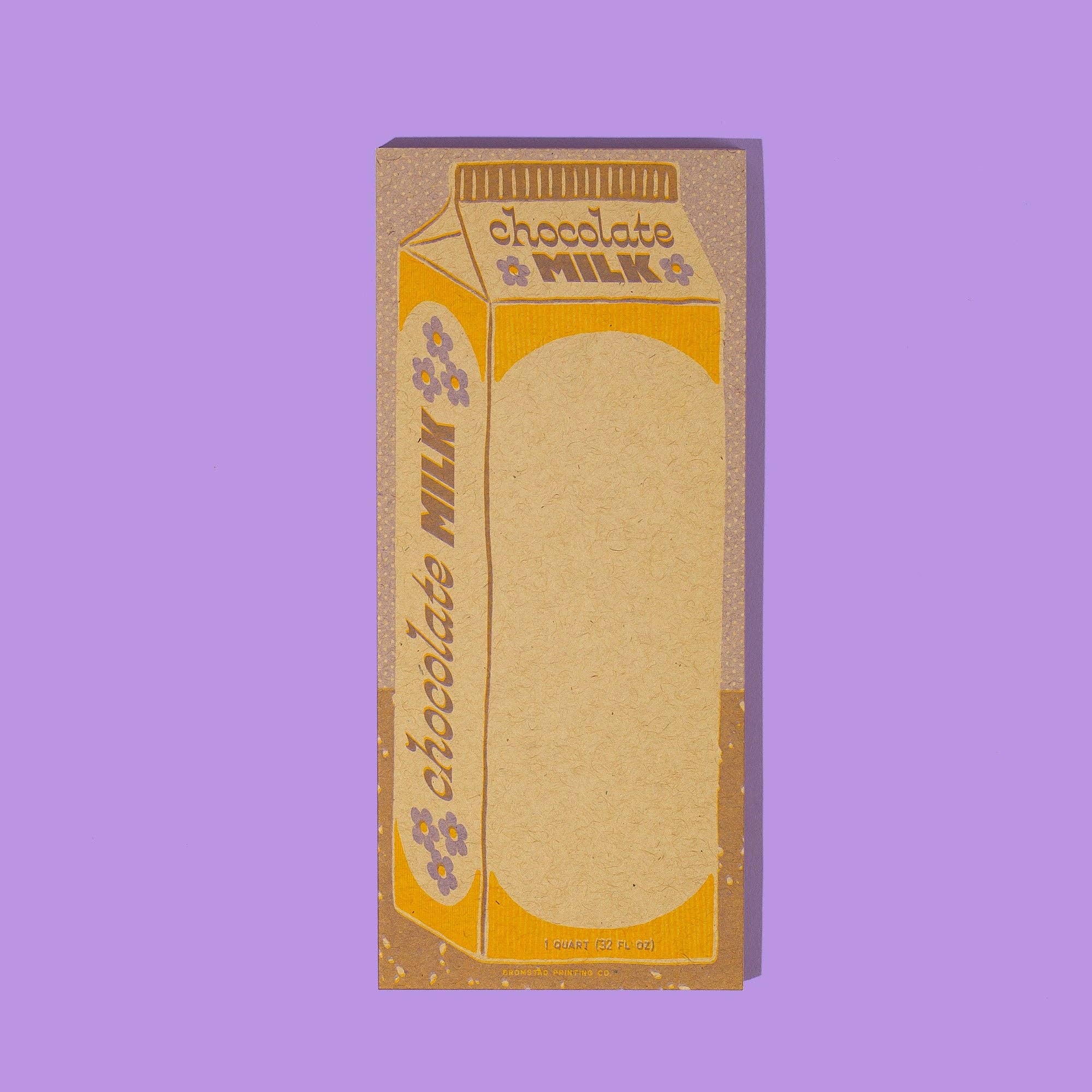 Chocolate Milk - Risograph Notepad