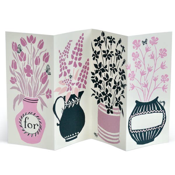 Say It With Flowers Tri-fold Card