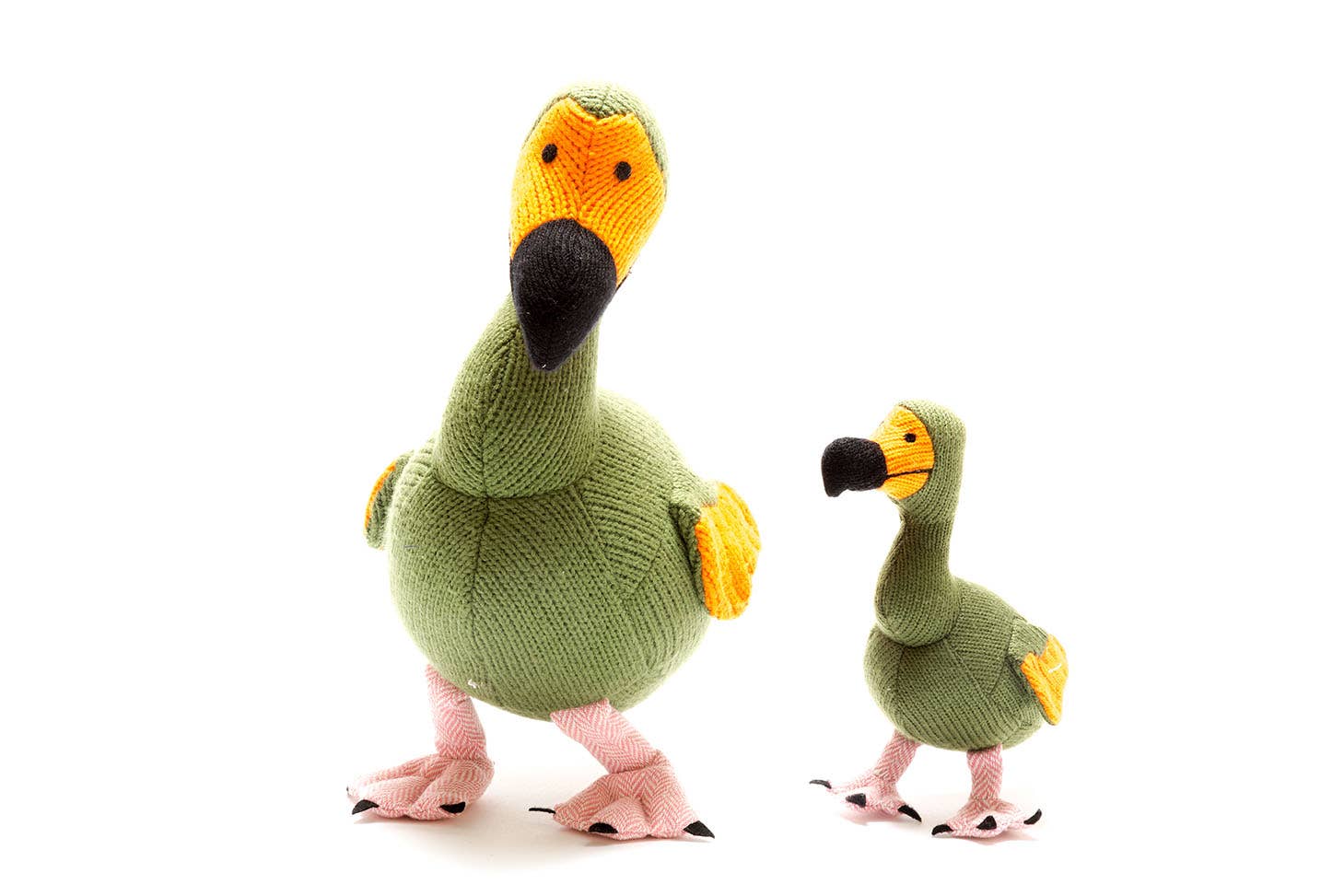 Knitted Dodo Dinosaur Soft Toy Teddy