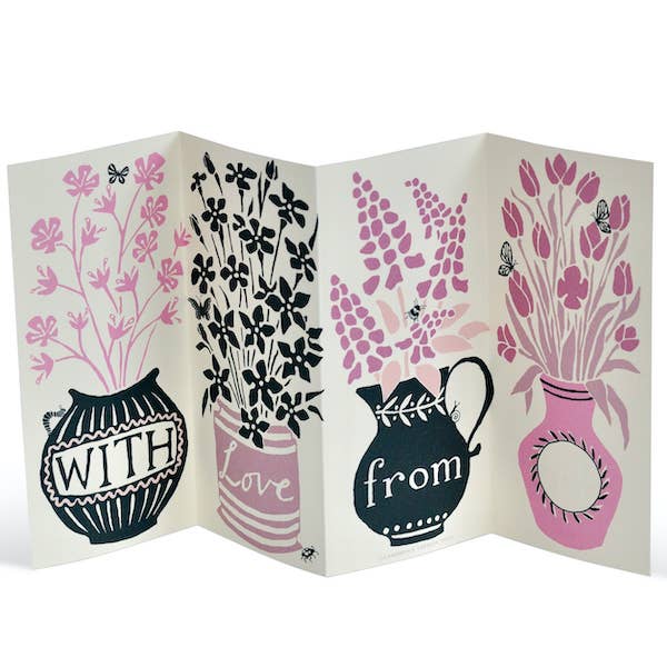 Say It With Flowers Tri-fold Card