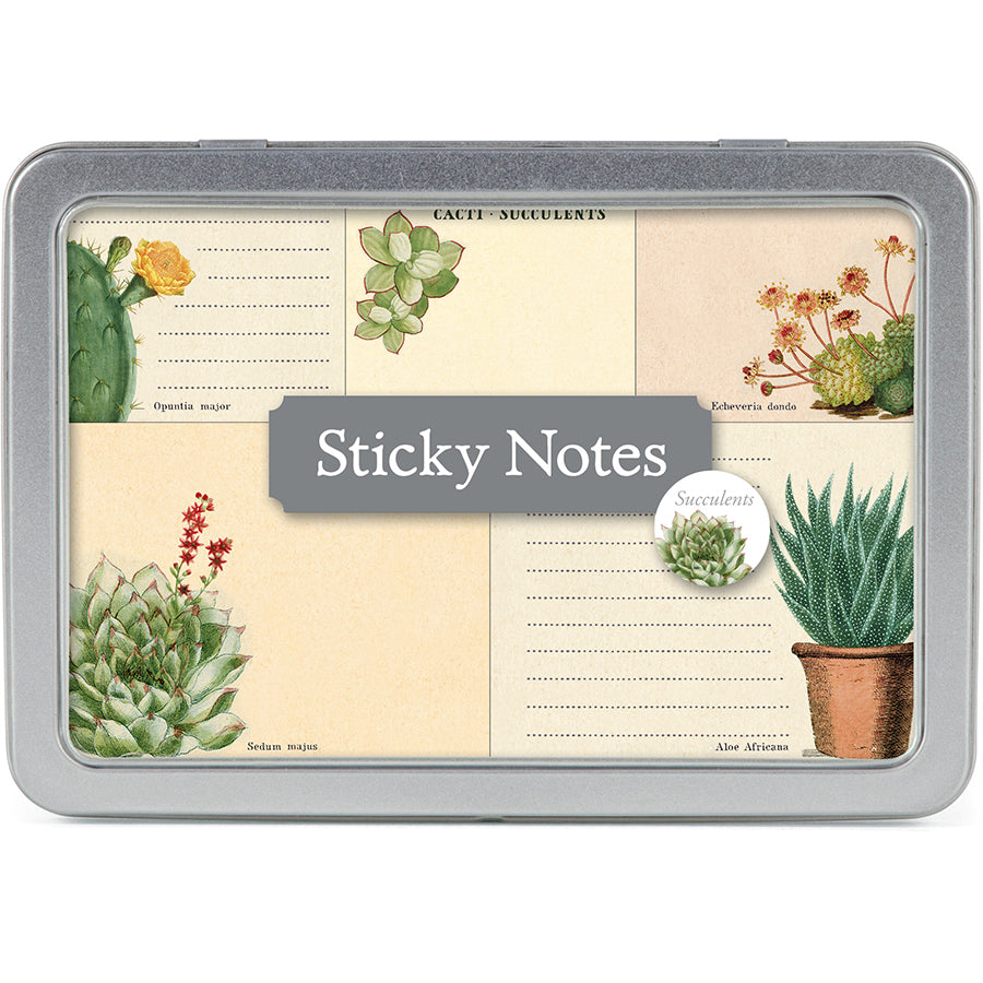 Cacti & Succulents Sticky Notes