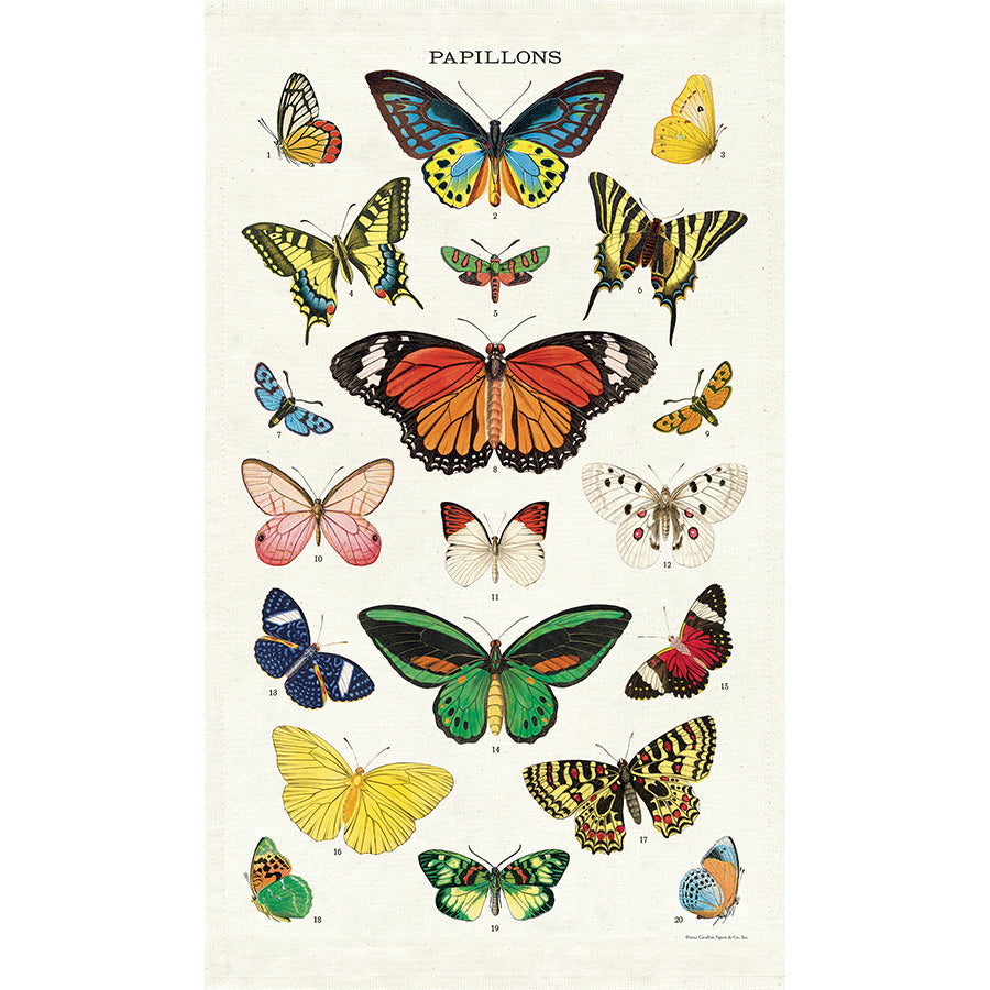 Butterflies 2 Tea Towel