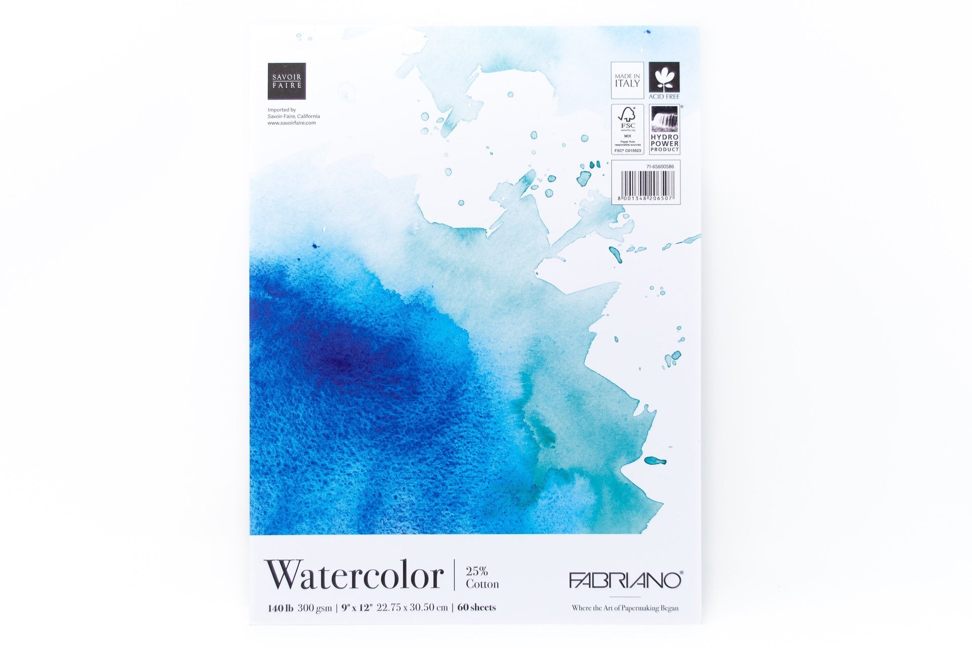 Cold Pressed Fabriano Studio Watercolor Paper