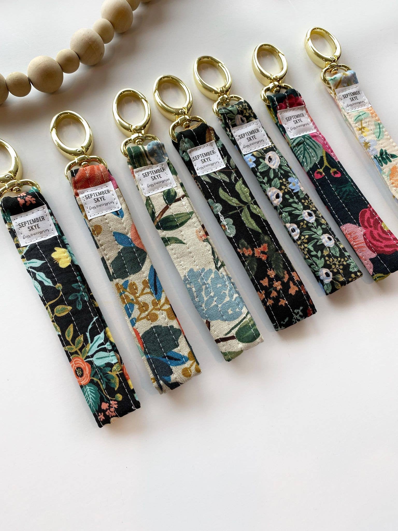 Key Fob | key chain | Rifle Paper fabrics