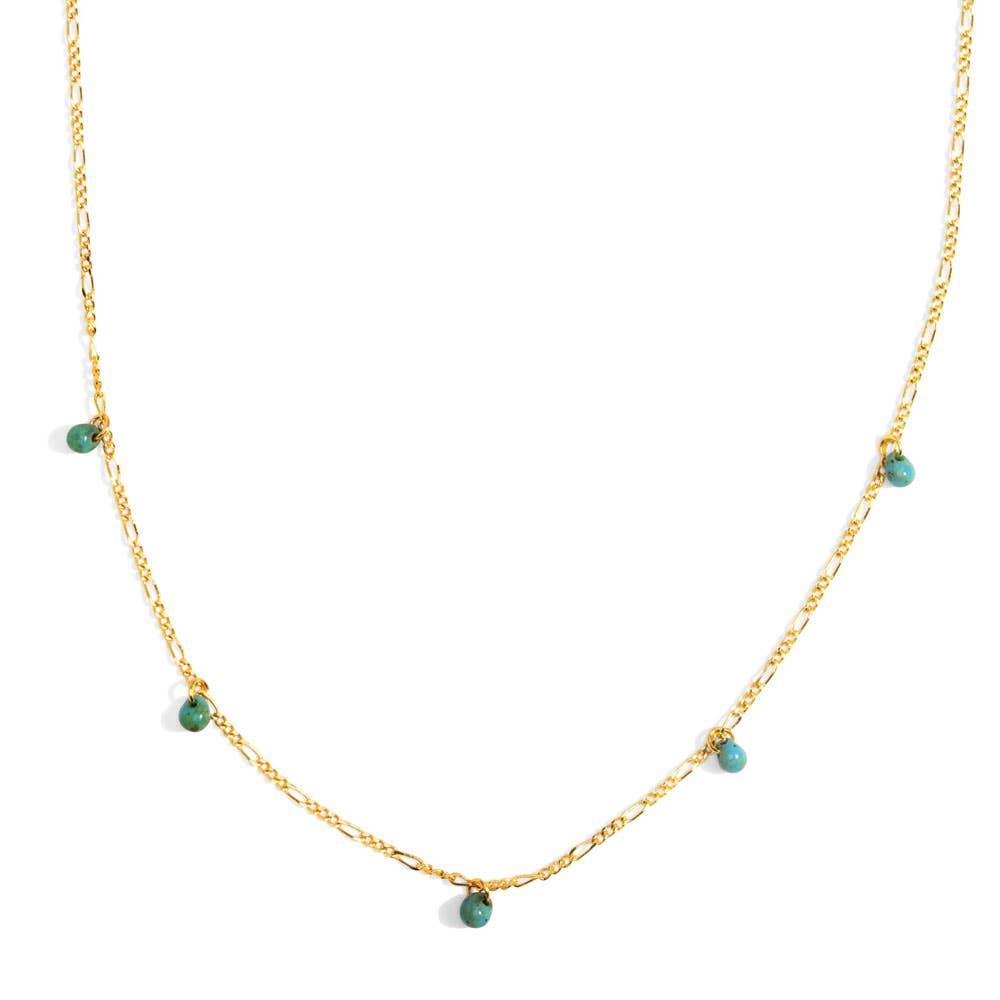 Five Graces Necklace with Turquoise