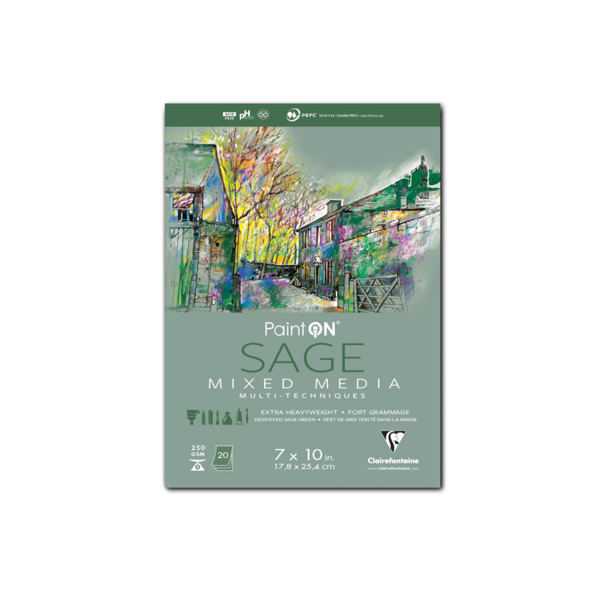PaintON Mixed Media Pads, 250g | Sage