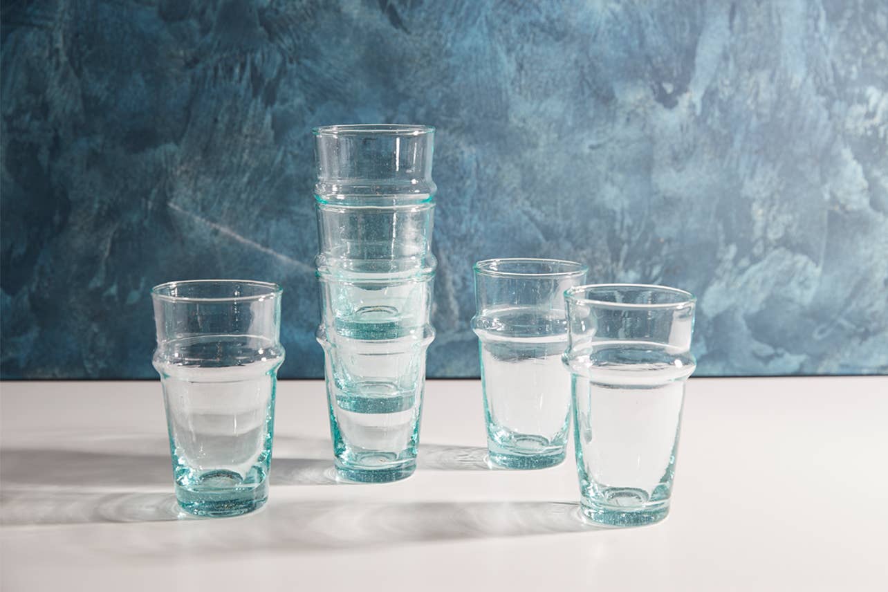 Moroccan Beldi Glassware | Clear – MEW + COMPANY