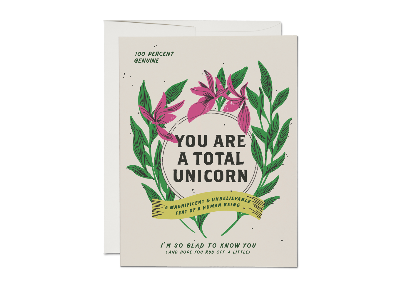 Total Unicorn Greeting card