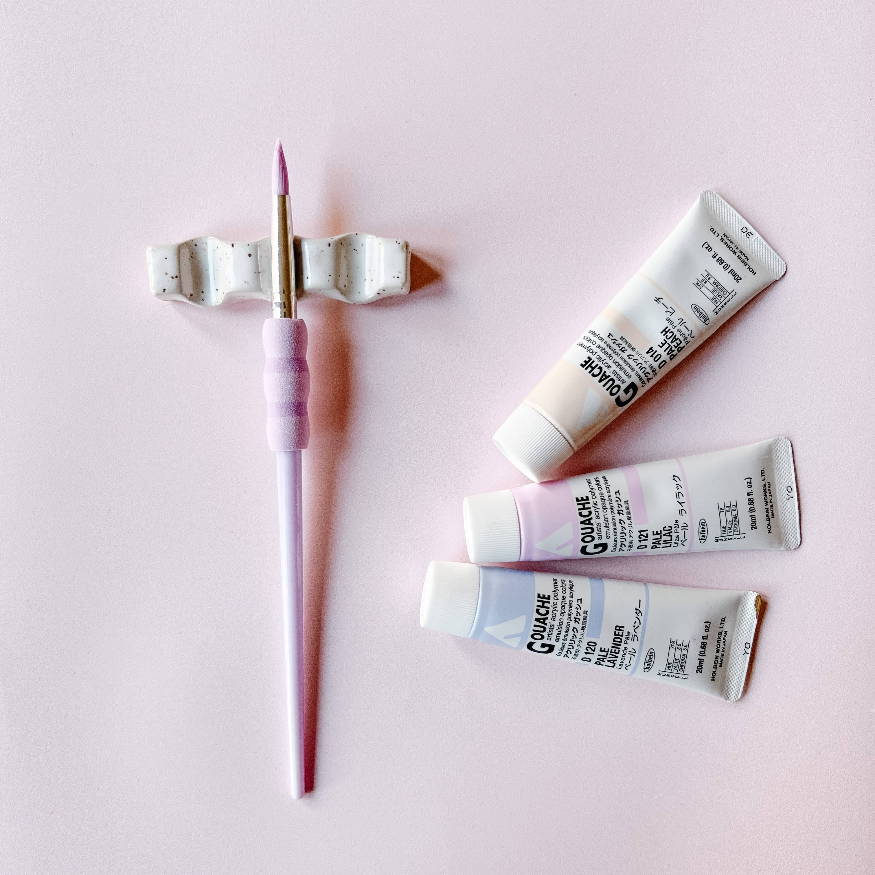 Ceramic Paint Brush Rest